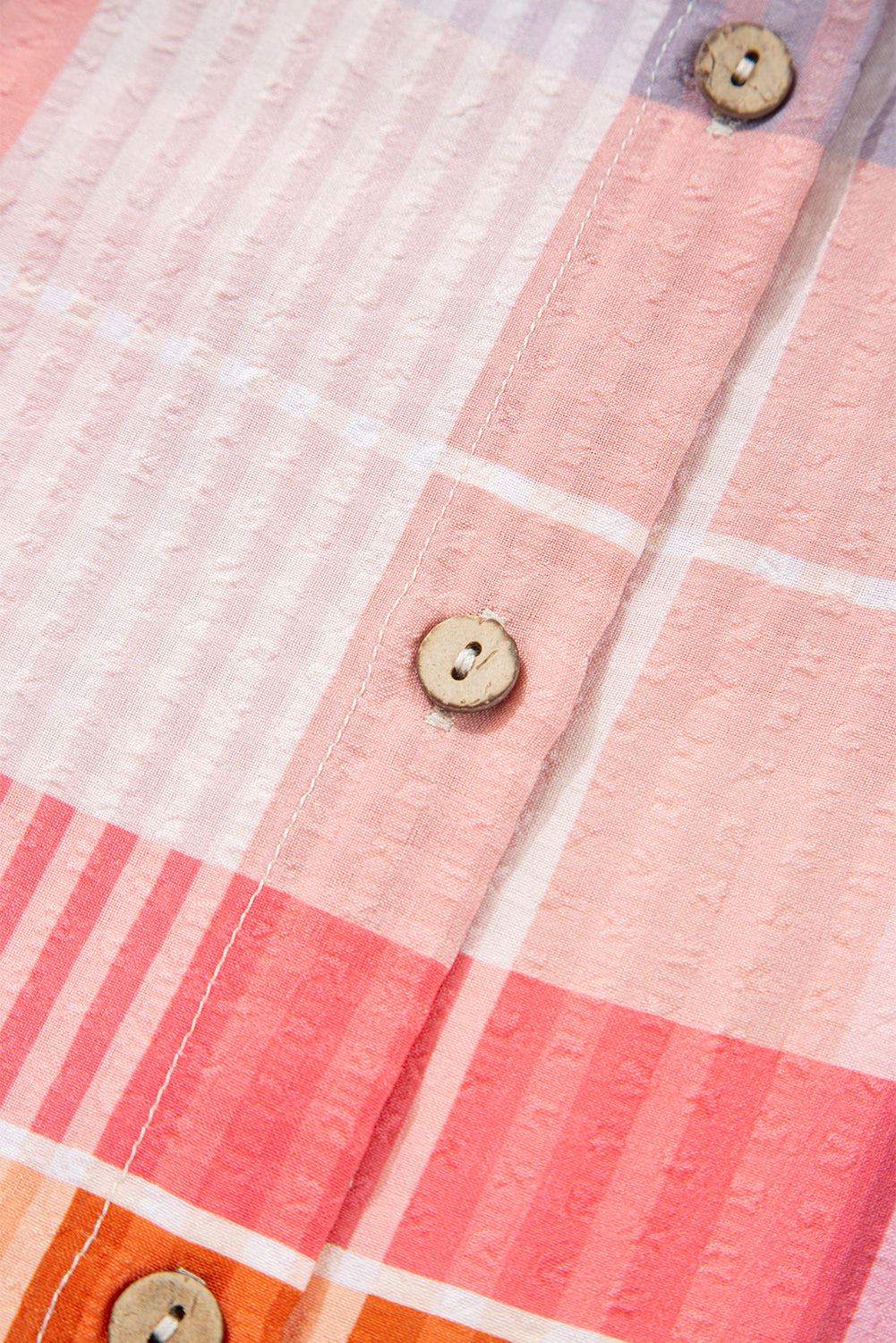 Pink Oversized Check Tunic Shirt - eAura