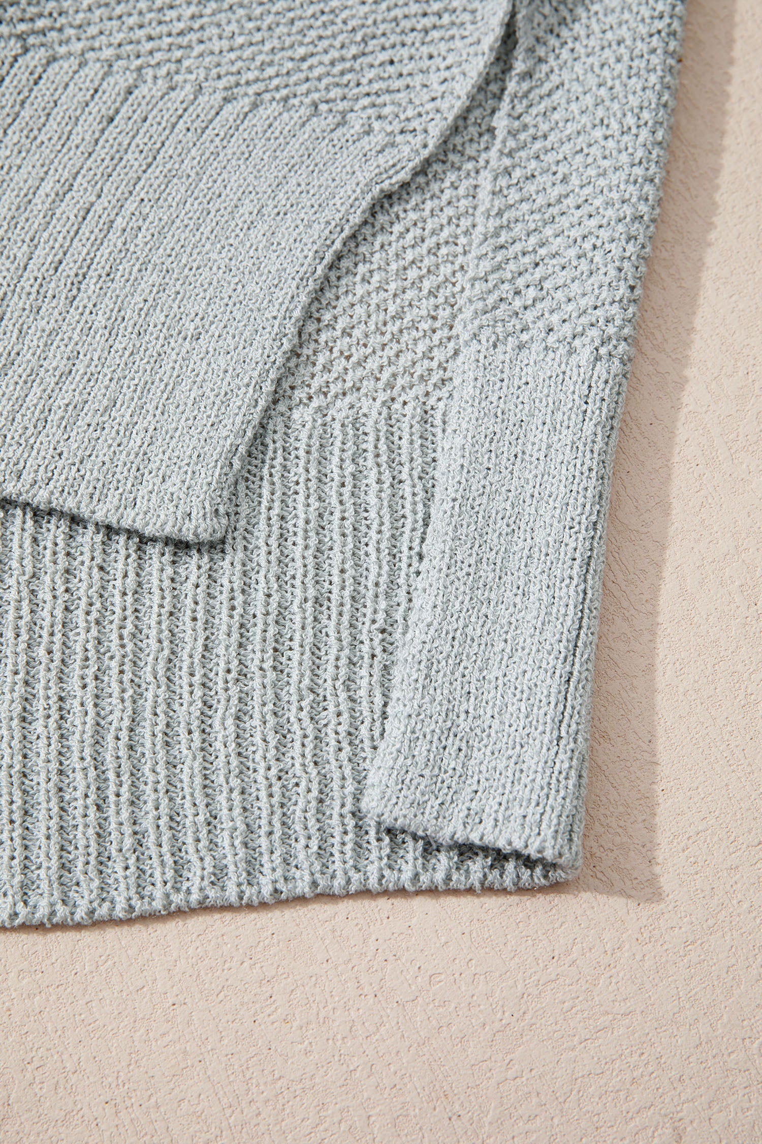 Colour Block Knit V-Neck Sweater - eAura