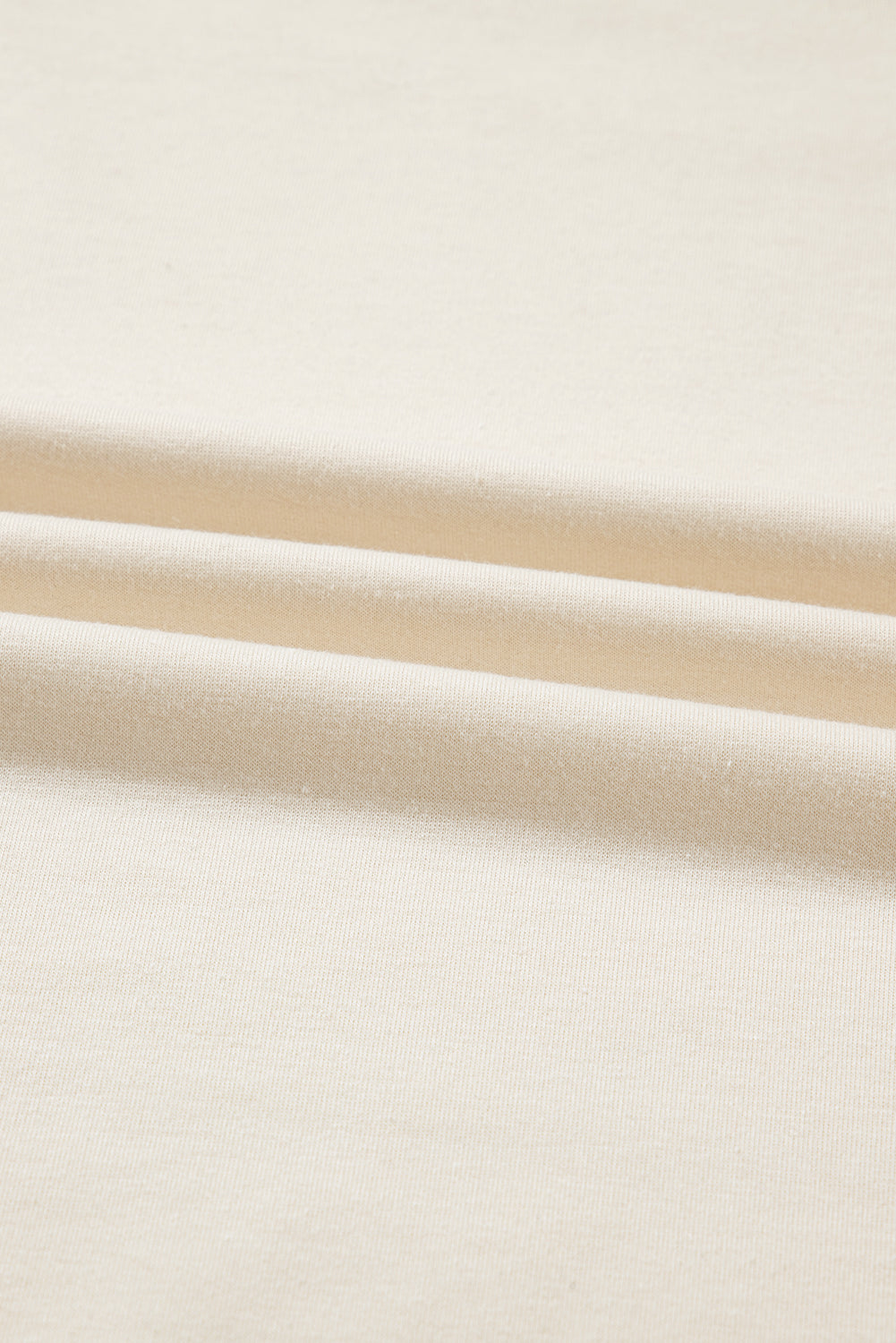 Beige Plus Size Patchwork Sleeve Pullover Top - eAura