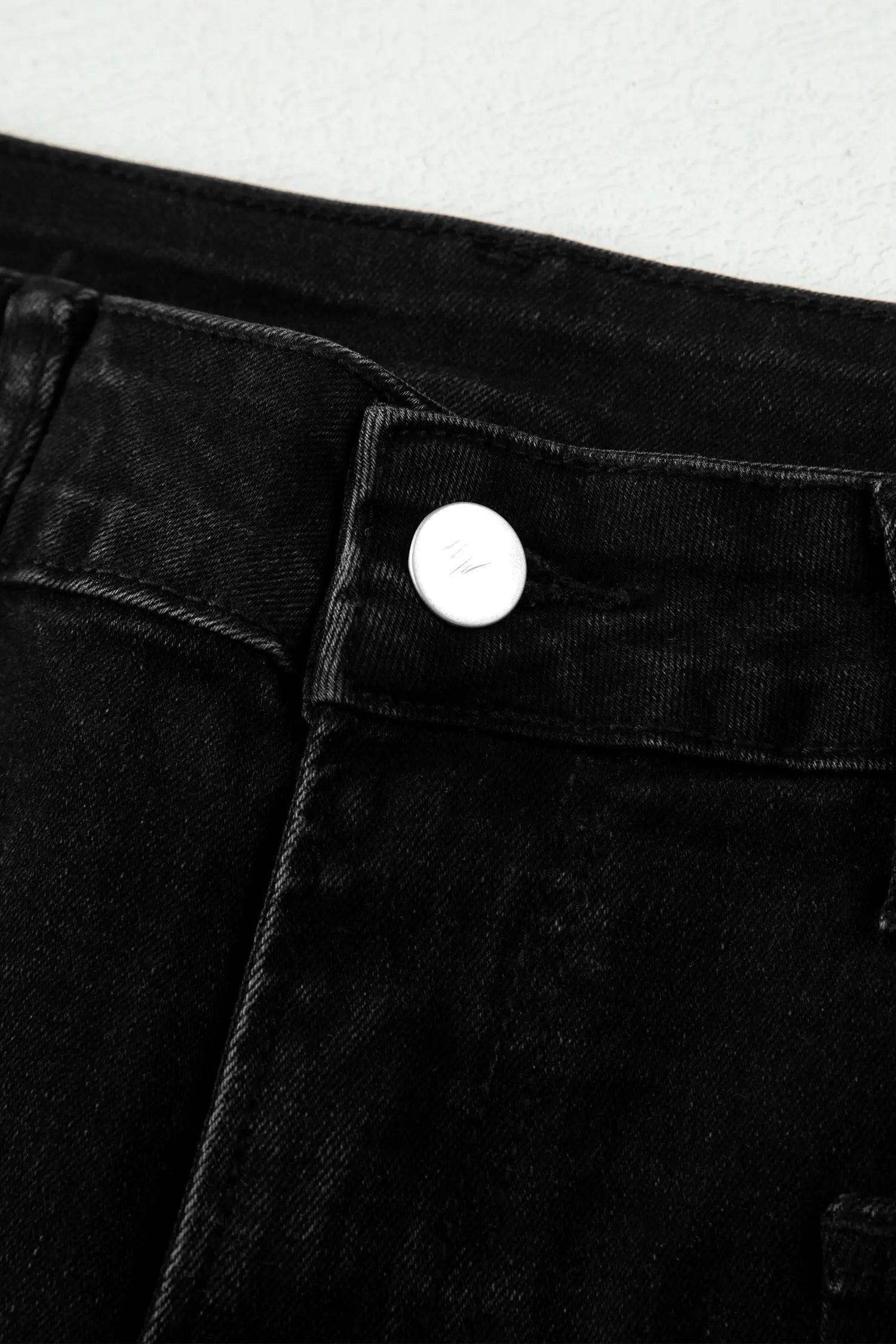 Sail Blue Frayed Cropped Barrel Jeans
