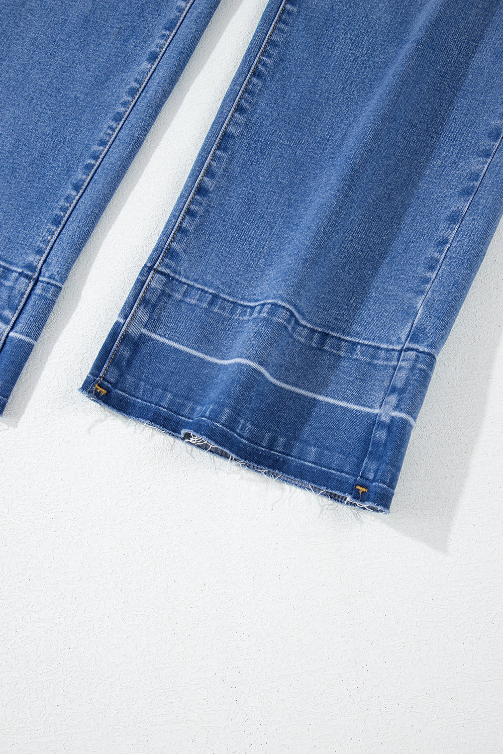 Raw Hem Straight High Rise Loose Jeans - eAura