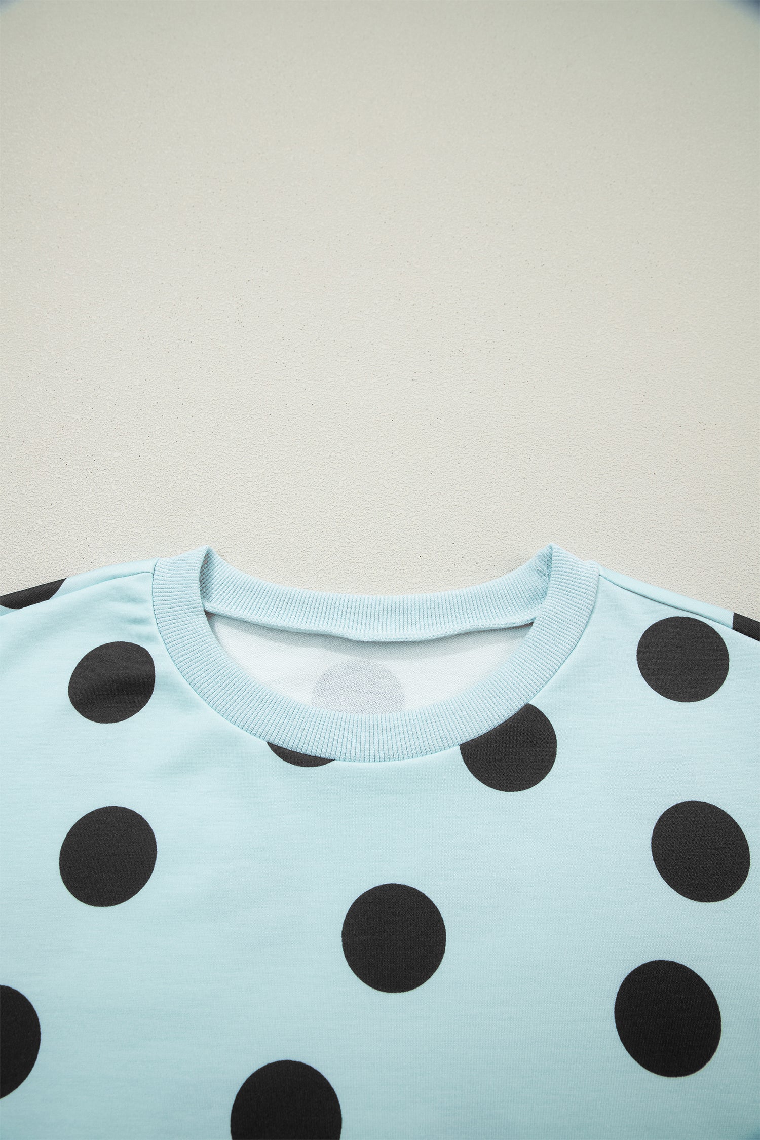 Polka Dot Short Sleeve Top Casual Skort 2pcs Outfit – White