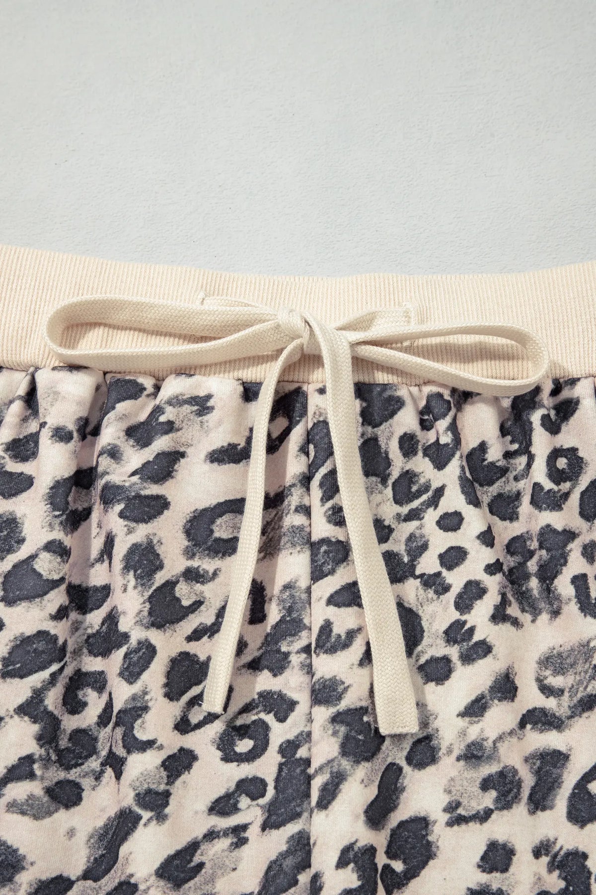 Leopard Zip-Up Hooded Drawstring Pant Set – Multicolour