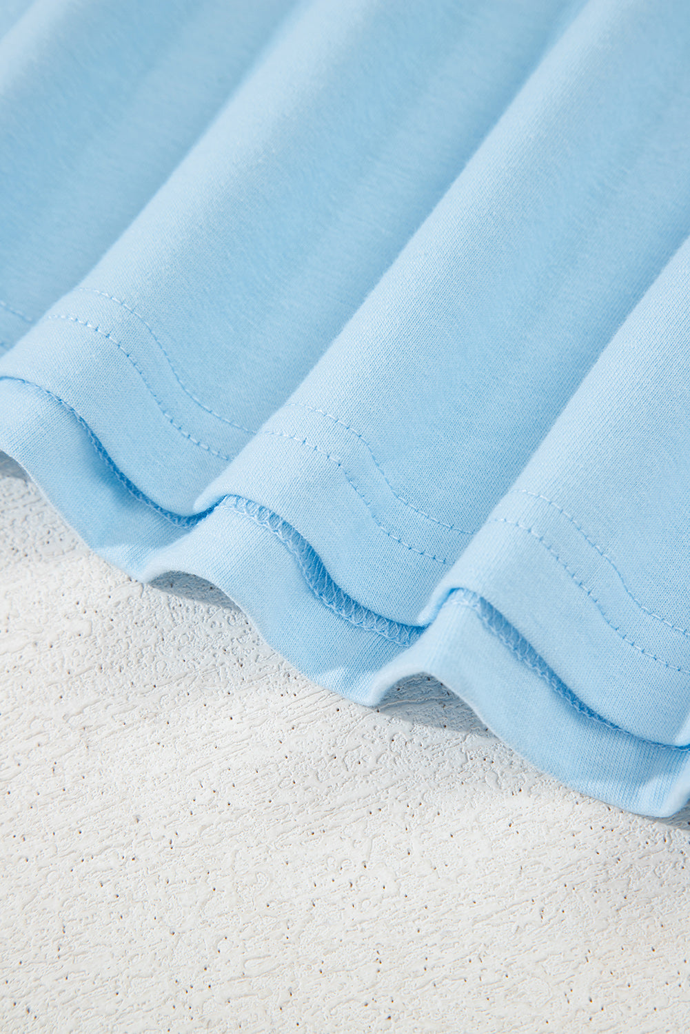 Bright Casual Plain Crew Neck Tee - eAura