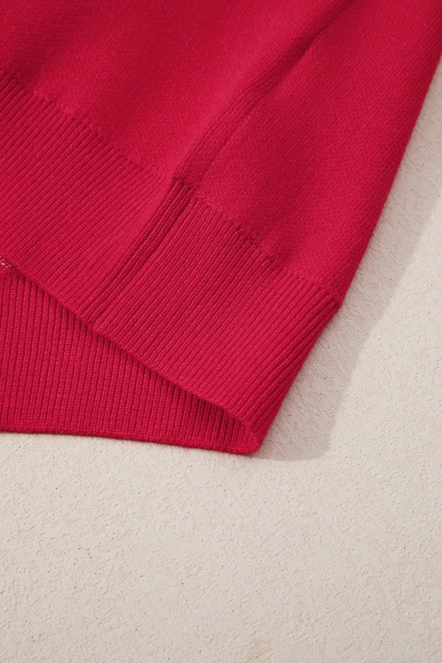 HO MERRY CHRISTMAS Drop Shoulder Loose Sweater - Sweaters & Cardigans/Sweaters