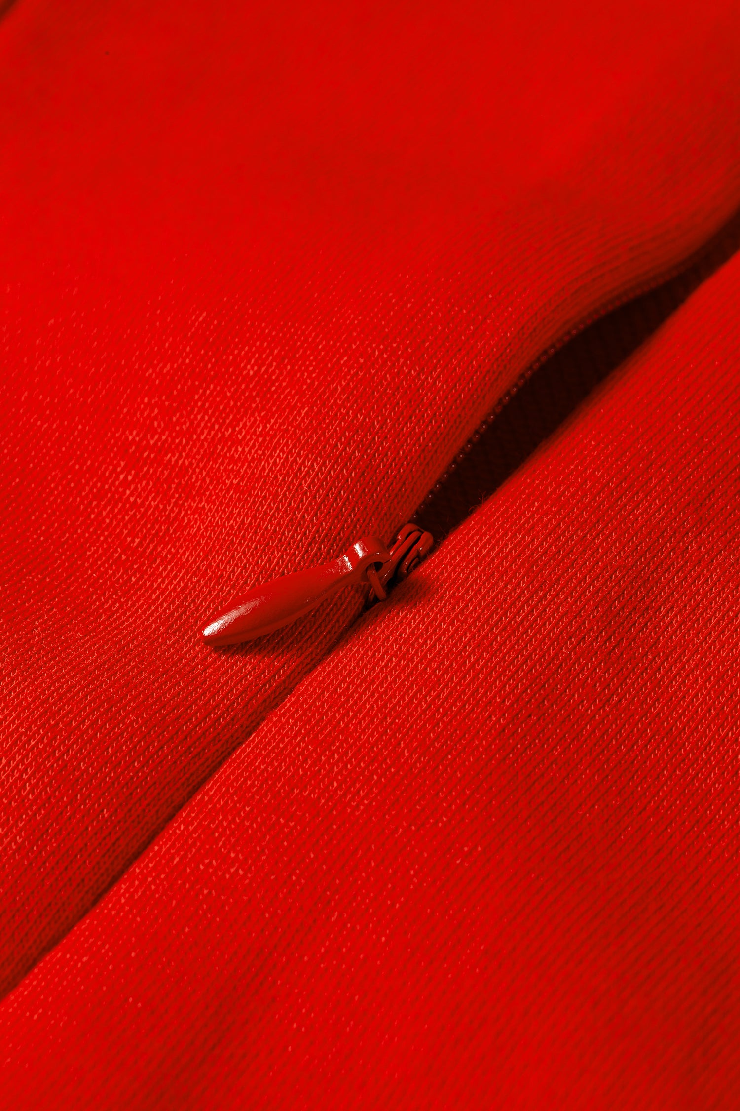 Tomato Half Zip Polo Tee Elastic Waist Romper – Red