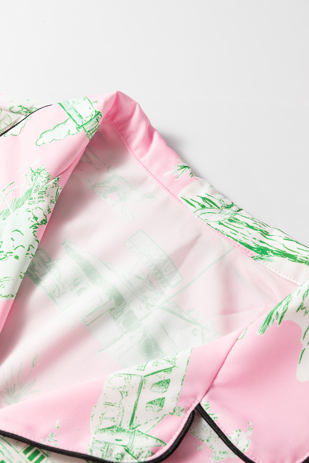 Pink Holiday Resort Short 2pcs Pyjama Set eAura