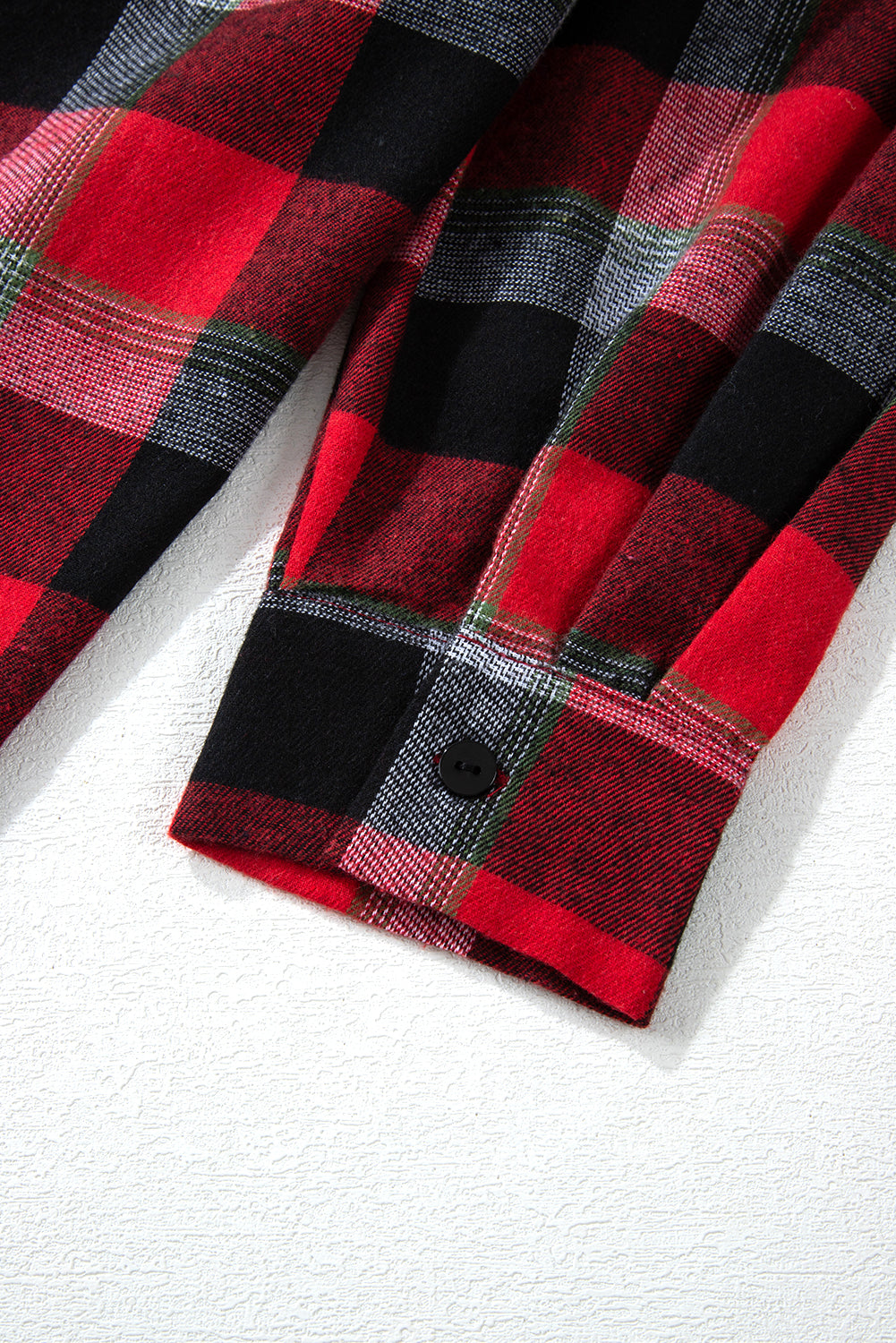 Red Christmas Checkered Pattern Loose Shirt and Pants Pyjama Set - eAura