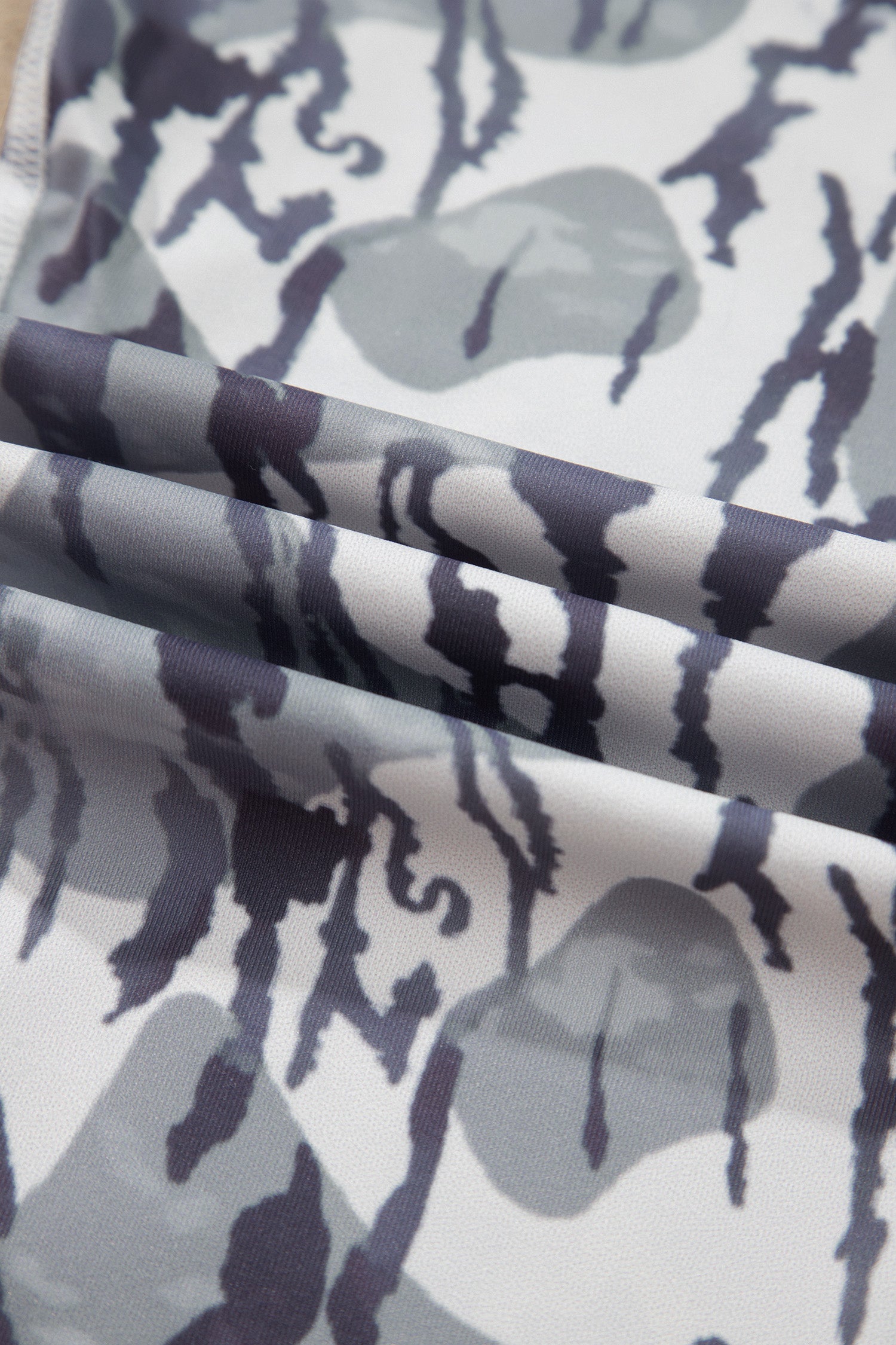 Camouflage Pattern High Waist Leggings – Multicolour