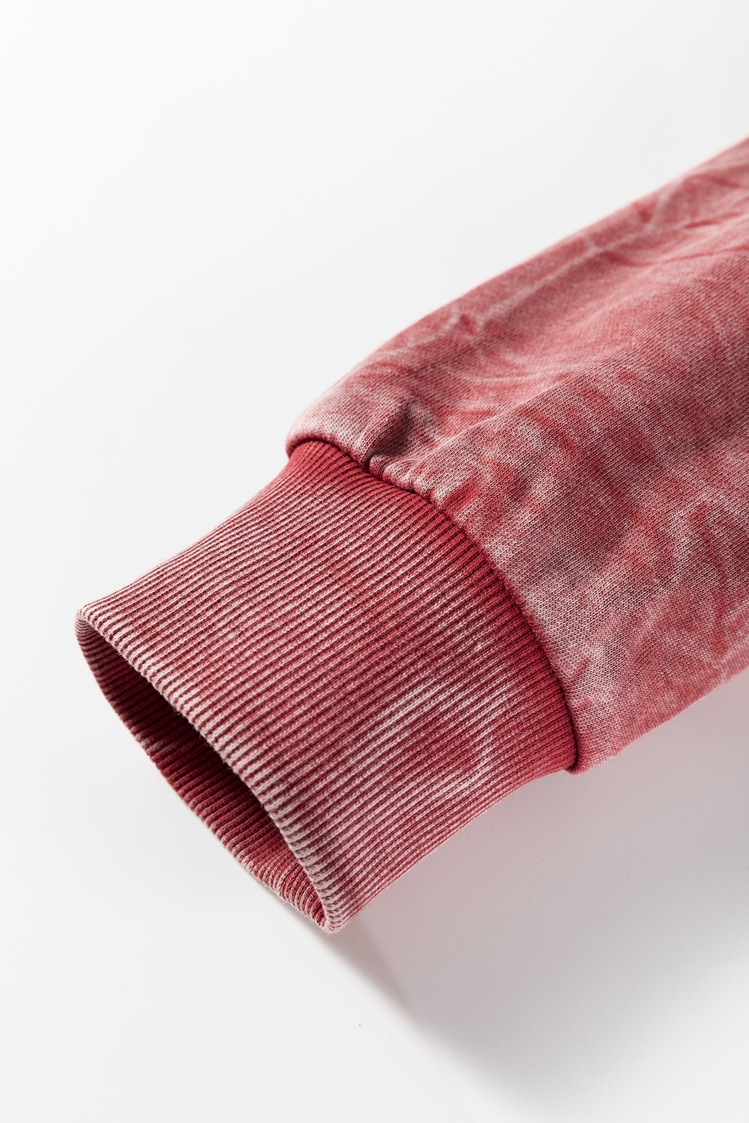 "Saved By Grace" Letter Embroidery Mineral Wash Loose Sweatshirt - eAura