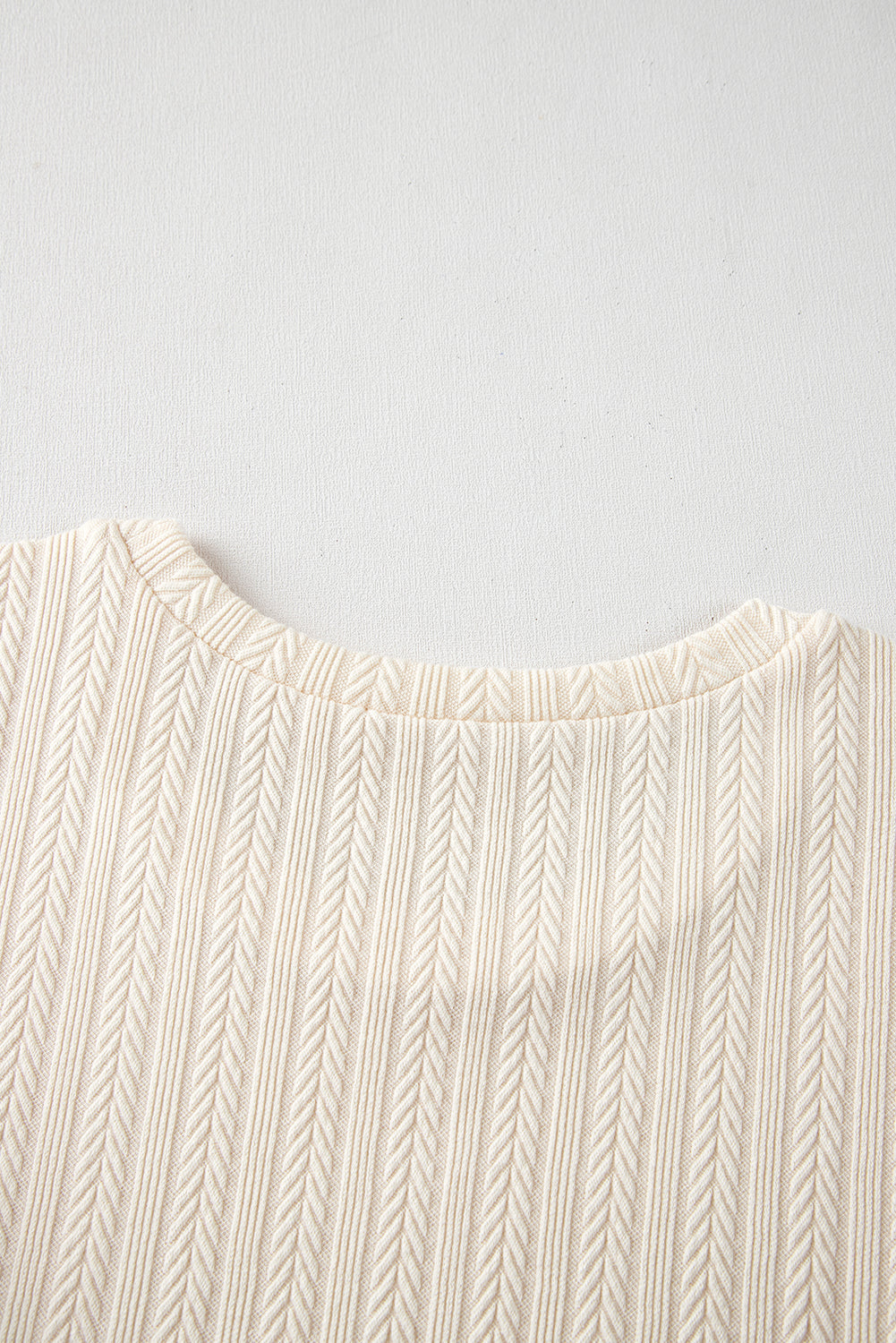 Apricot Dot Mesh Puff Sleeve Textured Top eAura