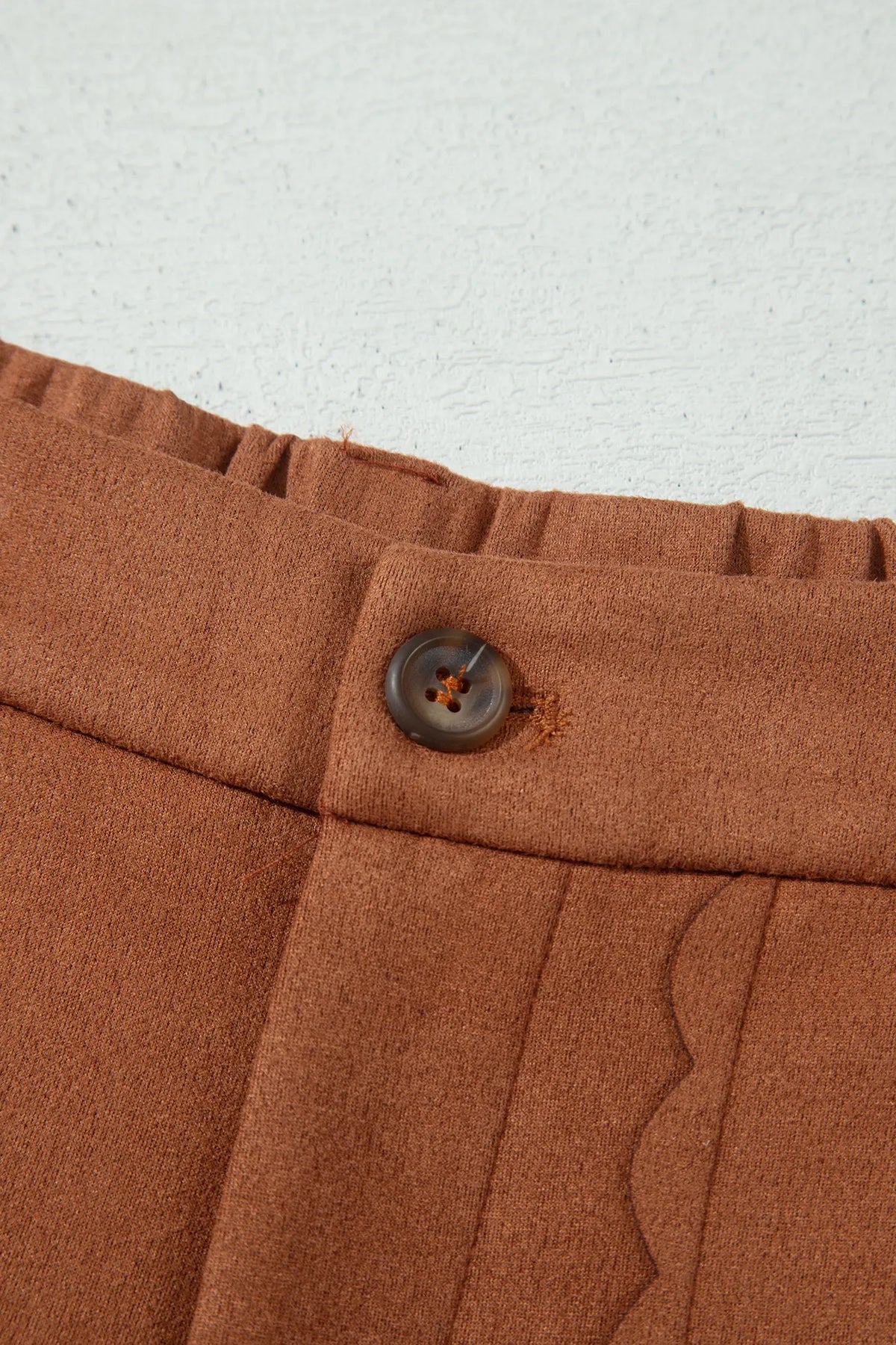 Scalloped Edge Pocket Full-Length Pant – Thai Curry