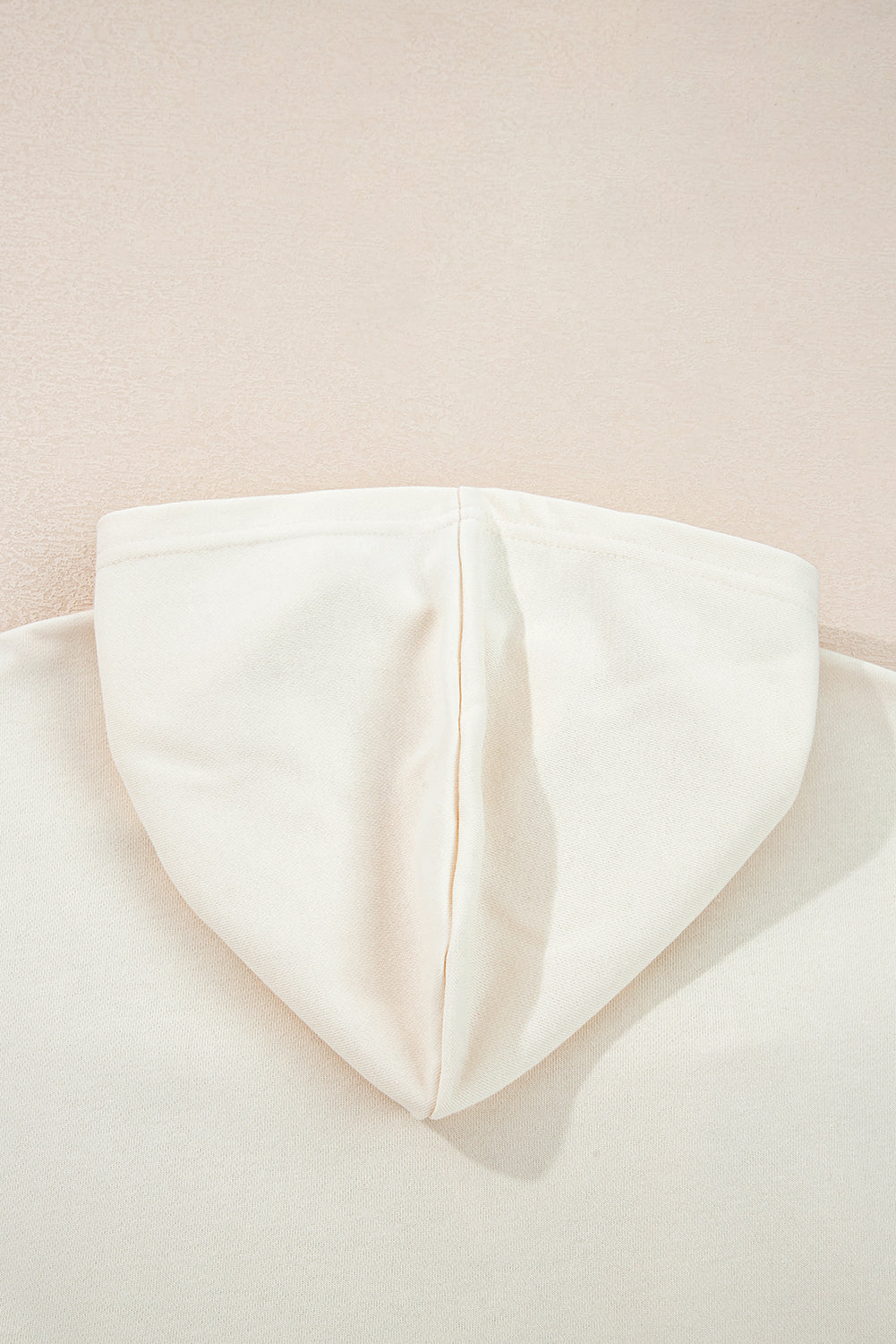 White Cute Bow Detail Baggy Hoodie eAura