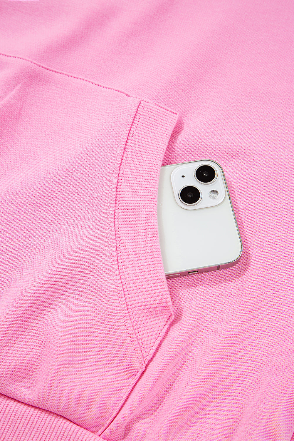 Checkered Kangaroo Pocket Half Zip Hoodie - eAura