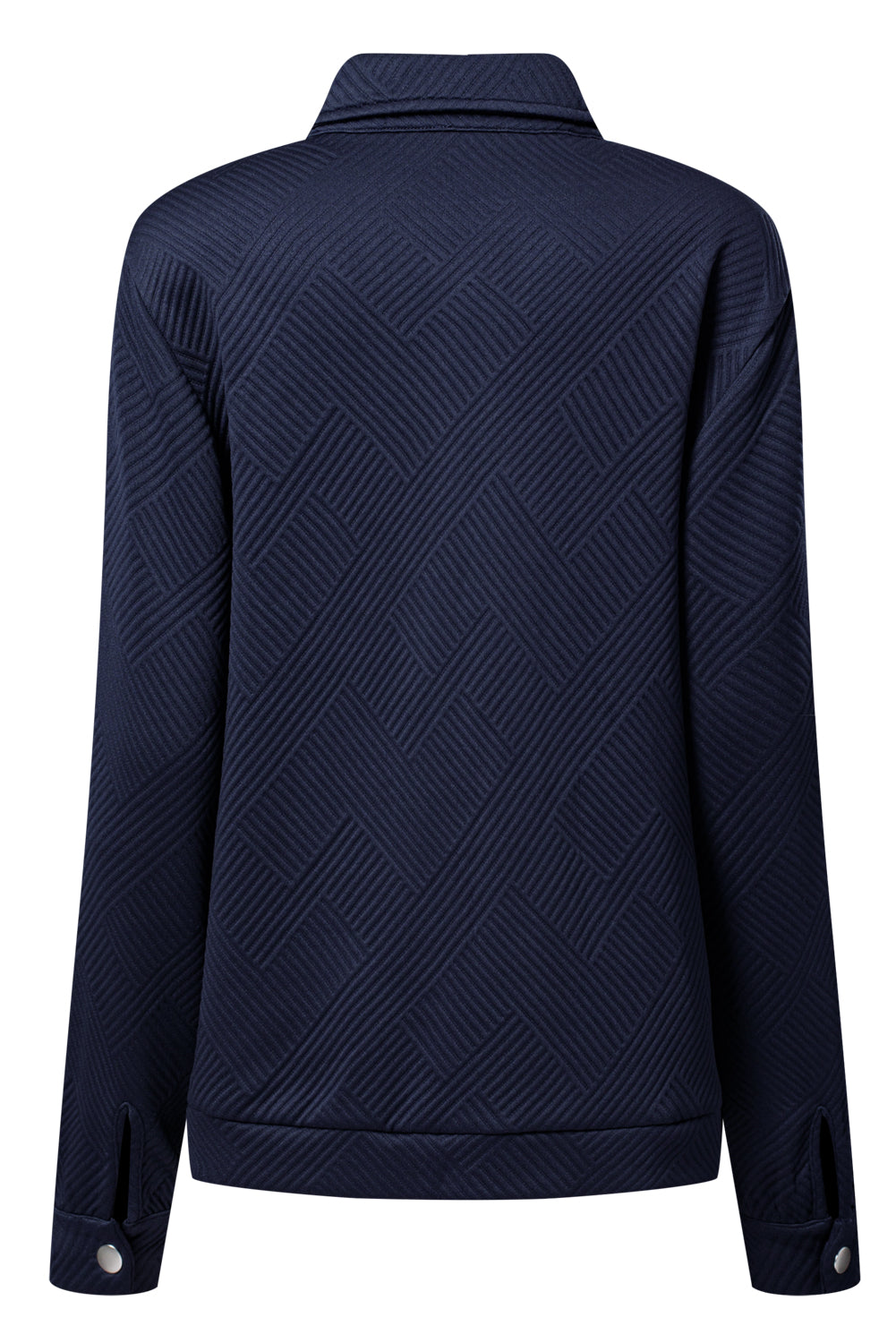 Zip-Up Button Flap Pocket Shirt Collar Jackets - eAura