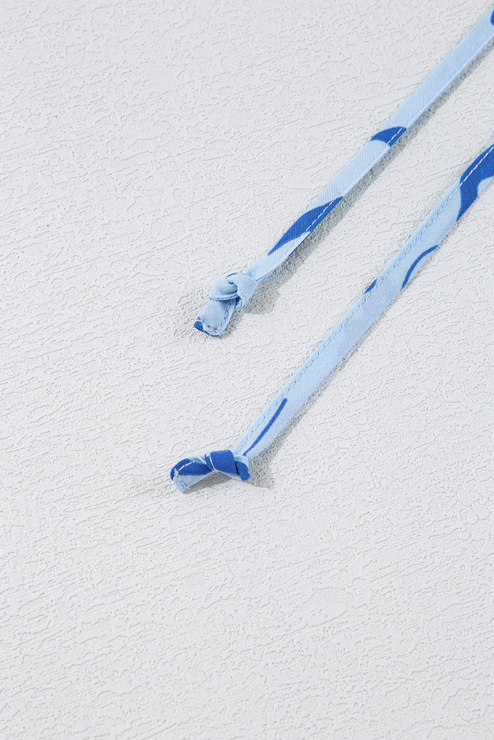 Sky Blue Floral Print Tiered Frilled Trim Flutter Sleeve Maxi Dress eAura