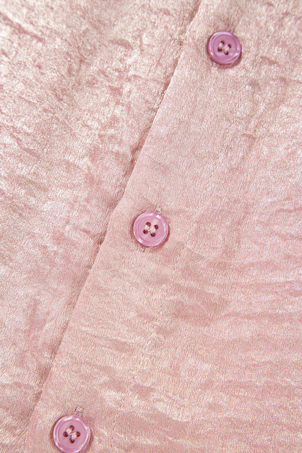 Delicacy Metallic Buttoned Loose Fit Short Sleeve Shirt eAura