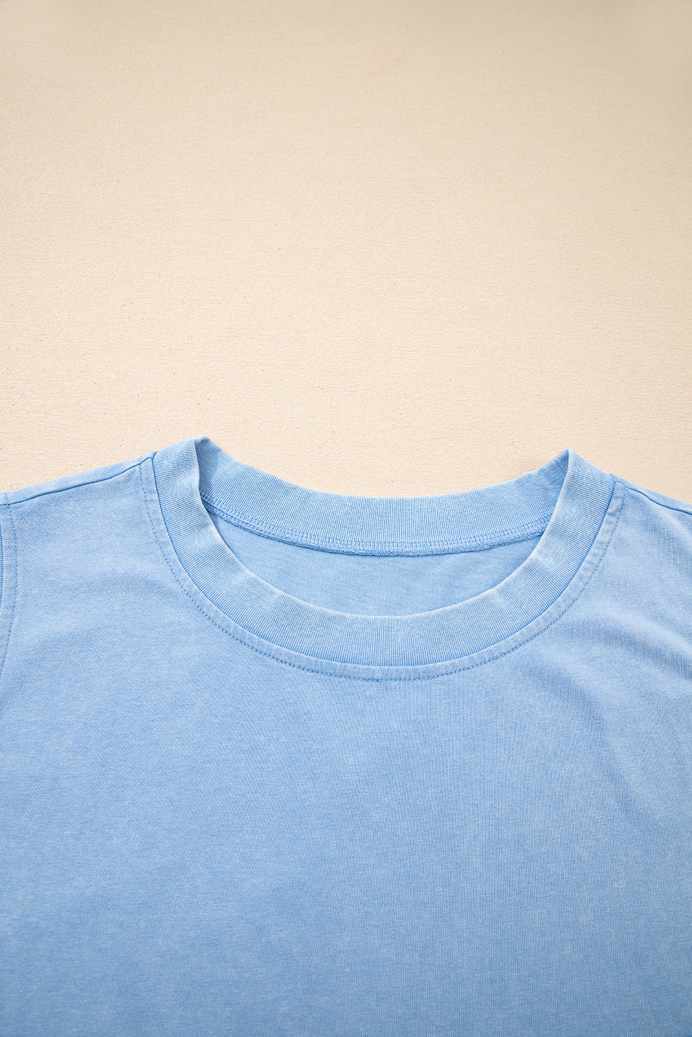 Skort Co-ord Set Mineral Wash Cotton Tank Top Lined Split Skirt - eAura