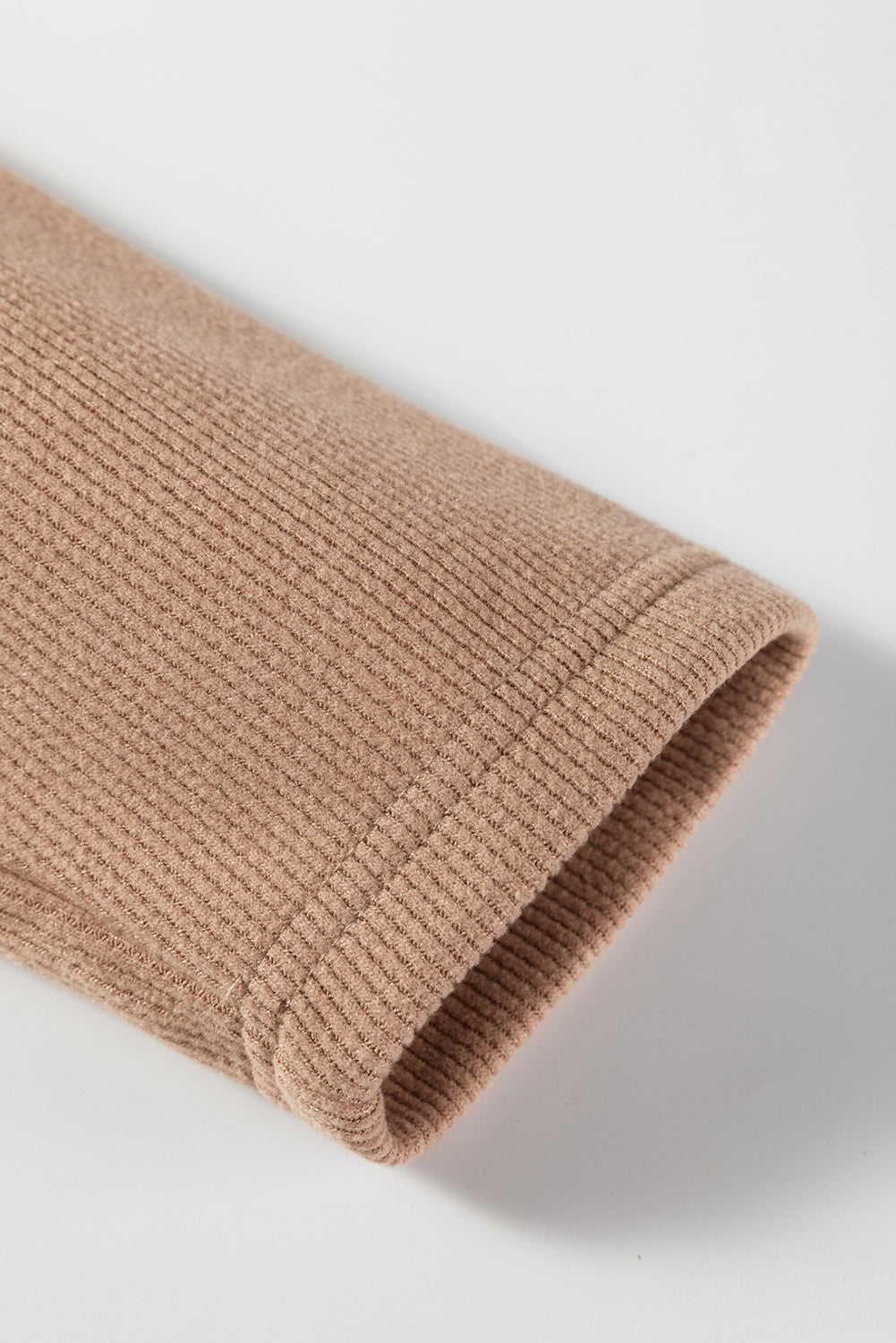 Pullover Hoodie and High Waist Bottoms Soft Cord Co-ord Set - eAura