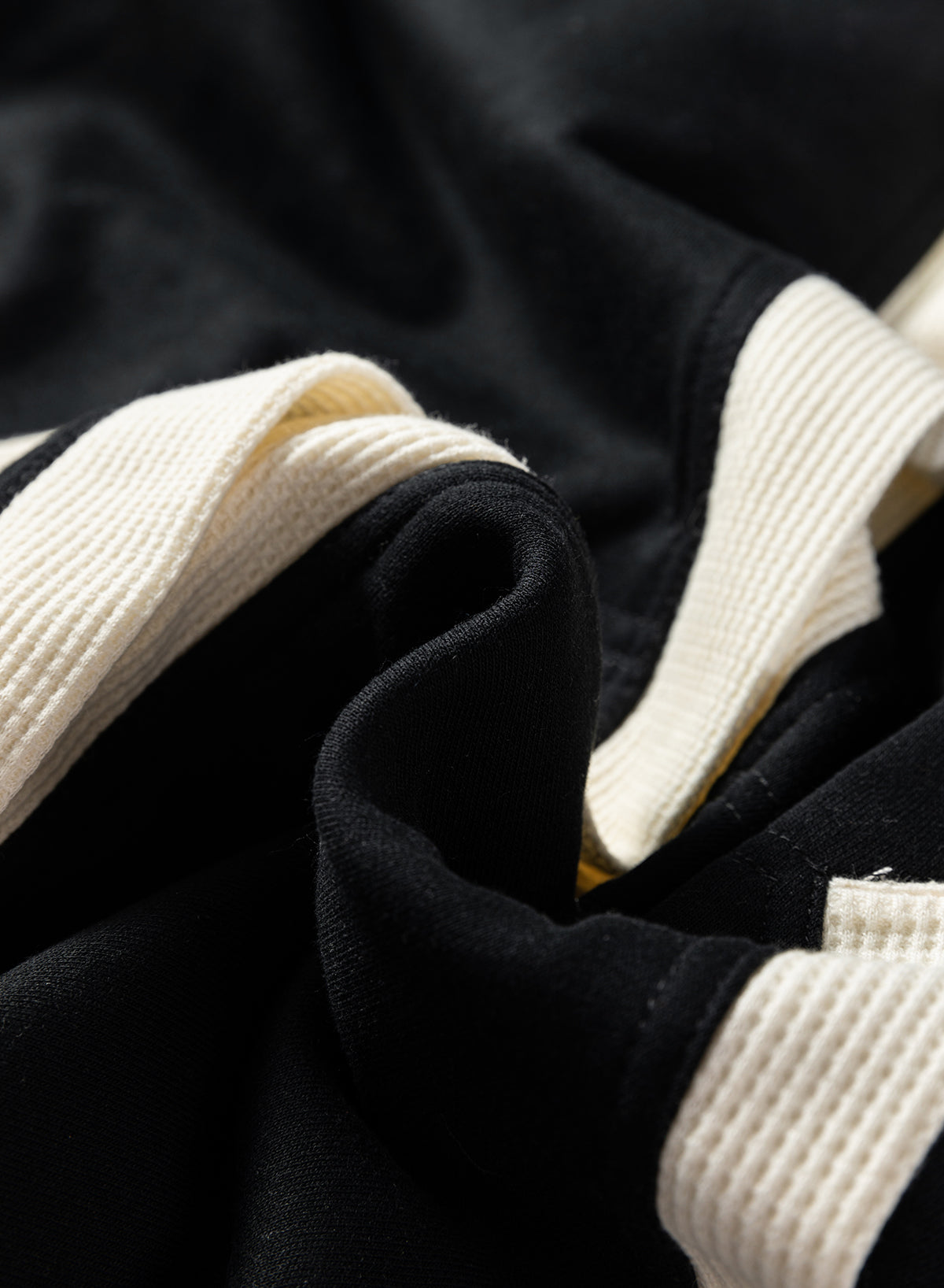 Waffle Button Front Oversized Hoodie - eAura