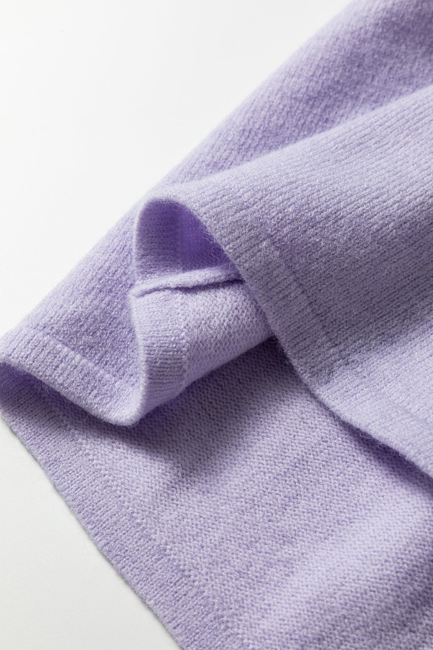 3/4 Sleeve Boxy Knit Button Down Sweater Cardigan – Lavendula