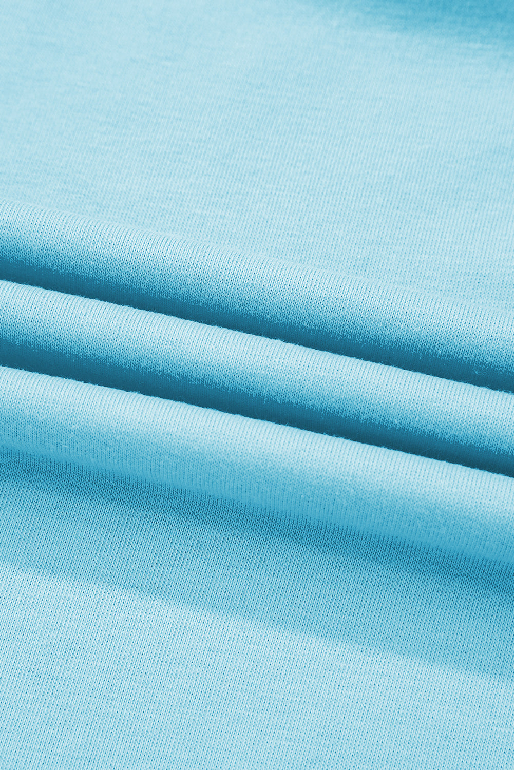 Turquoise Colourblock Edge Drop Shoulder T Shirt and Skirt Co-ord eAura