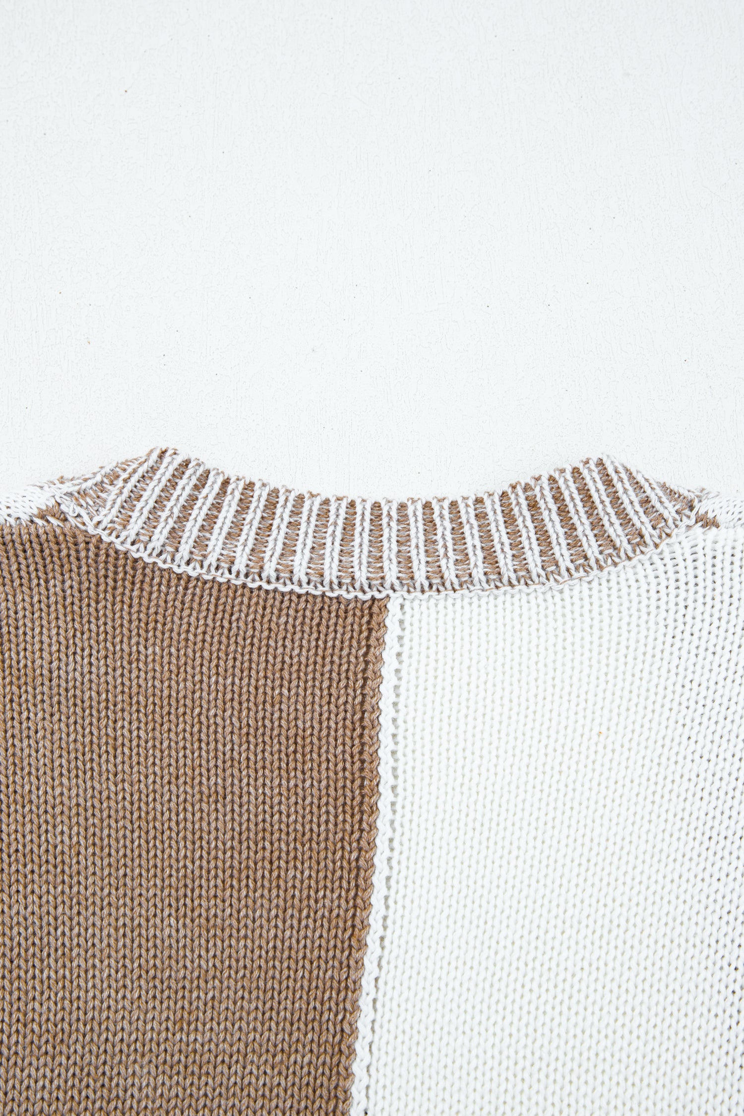 Checkered Bubble Sleeve Drop Shoulder Open Cardigan - eAura