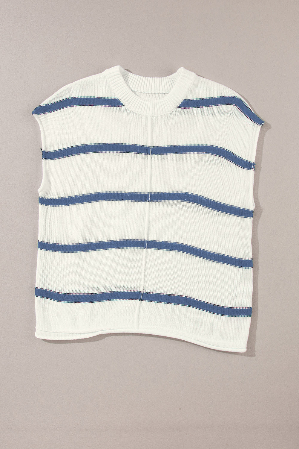 Striped Batwing Sleeve Sweater Tee