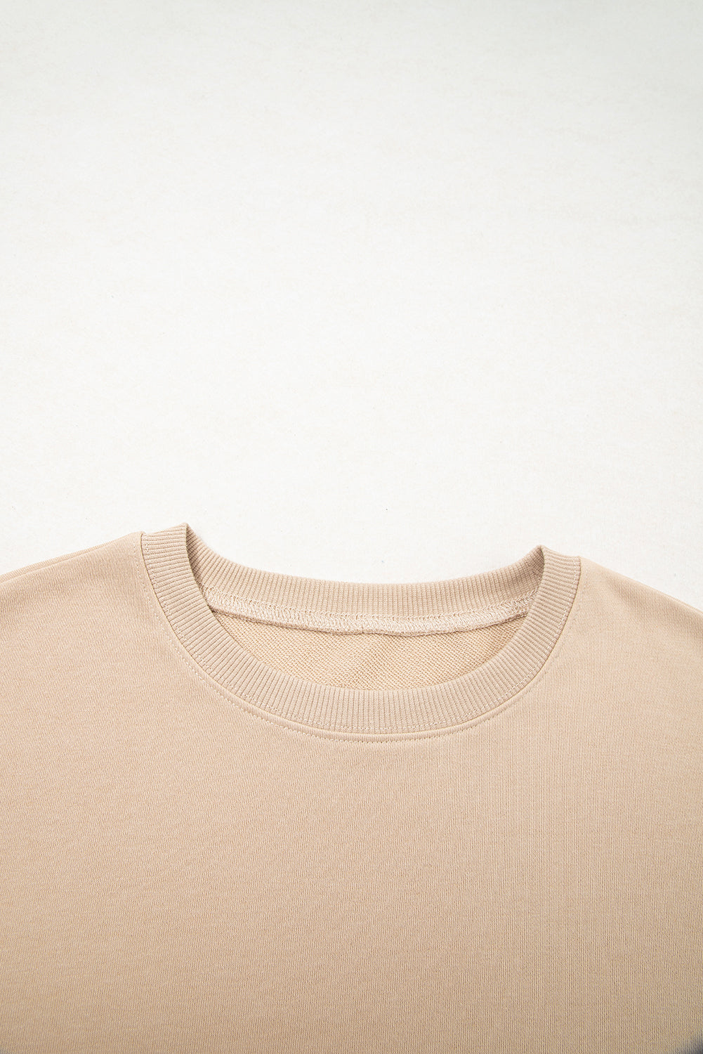 Colourblock Patchwork Sleeve Raw Seam Sweatshirt - eAura