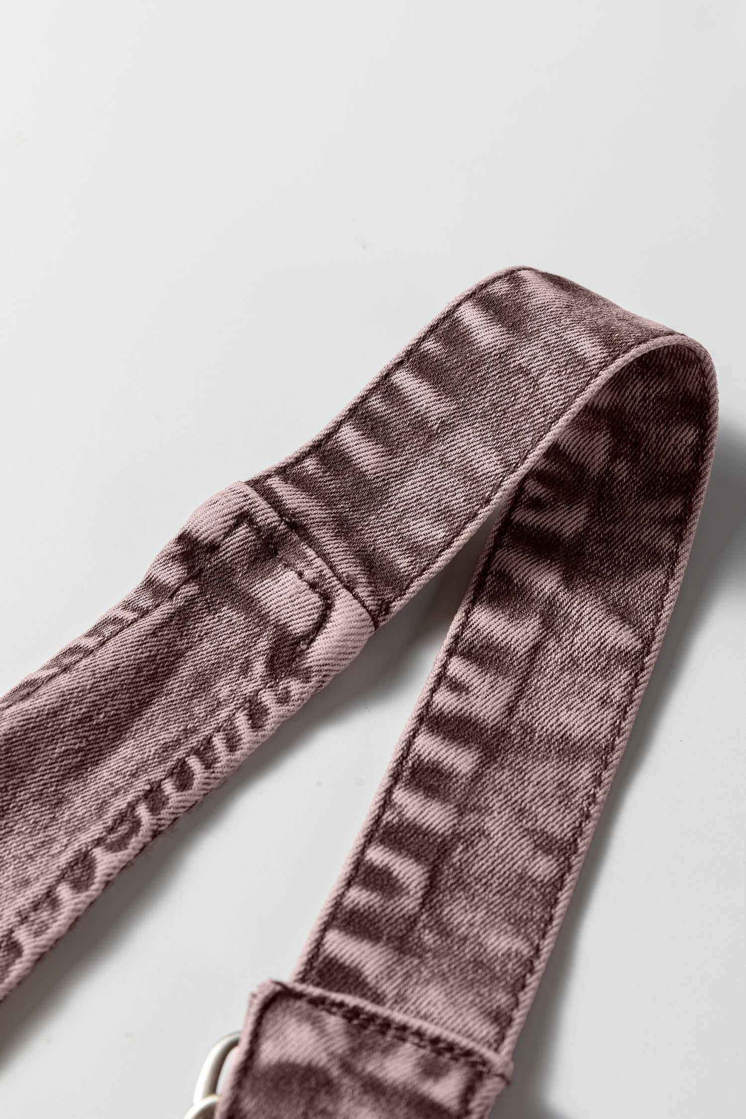 Washed Denim V-Neck Suspender Mini Dress - eAura