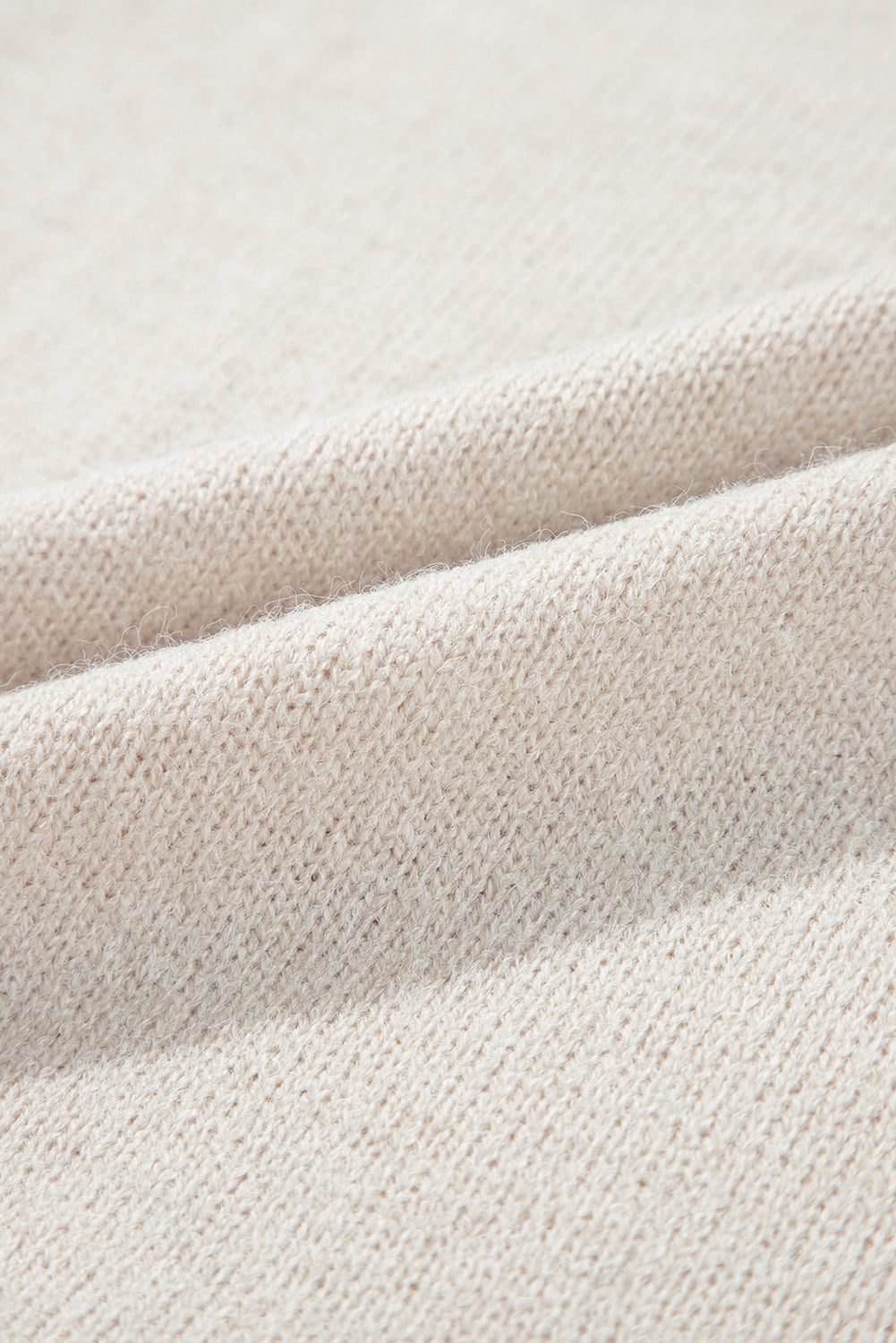 Parchment Pearl Beaded High Neck Bodycon Sweater Dress eAura
