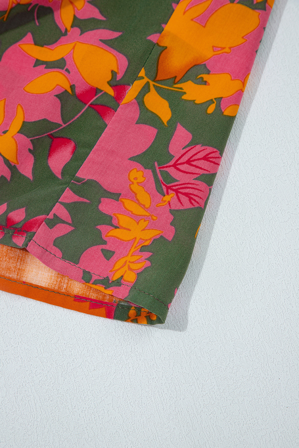 Floral Puff Sleeve Smocked Bodice Ruffled Long Dress - eAura