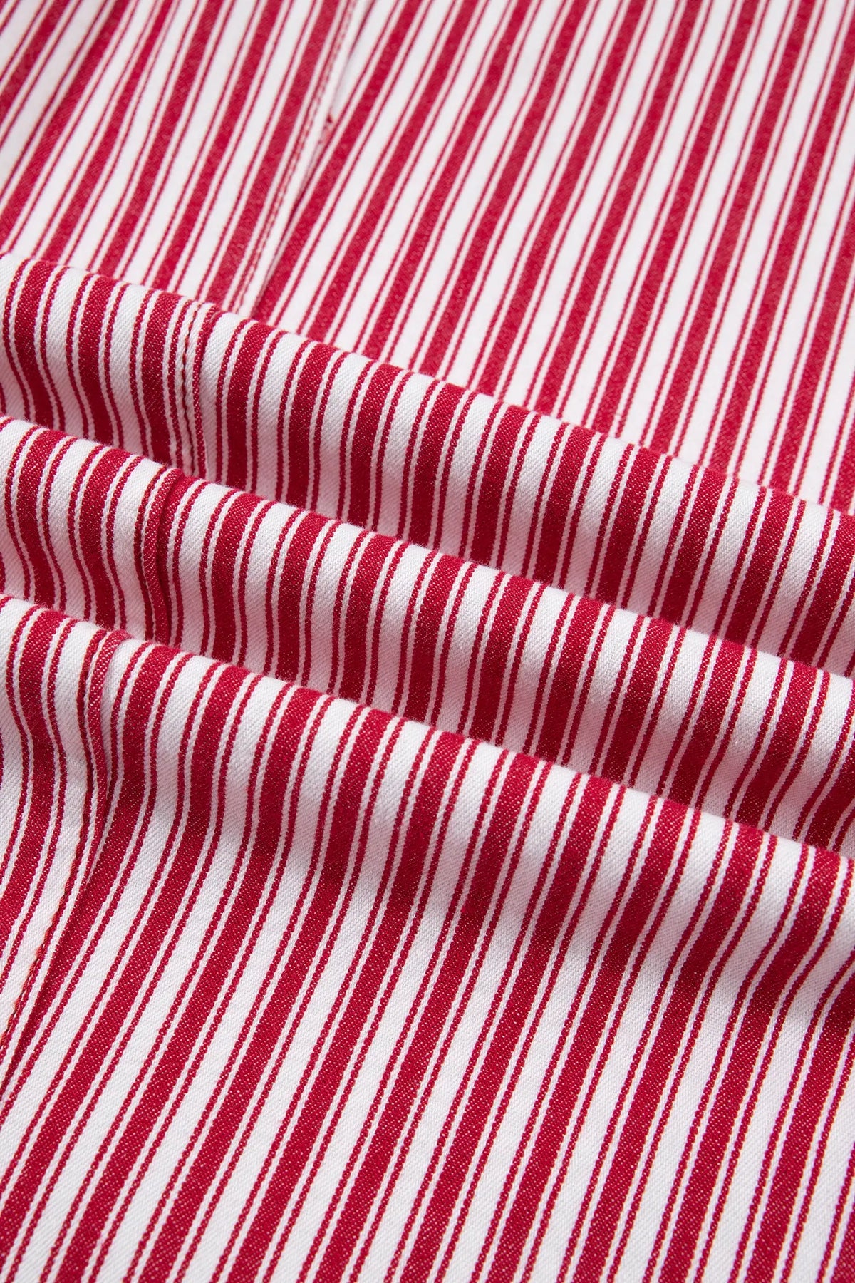 Drawstring Casual Loose Pants – Red Stripe