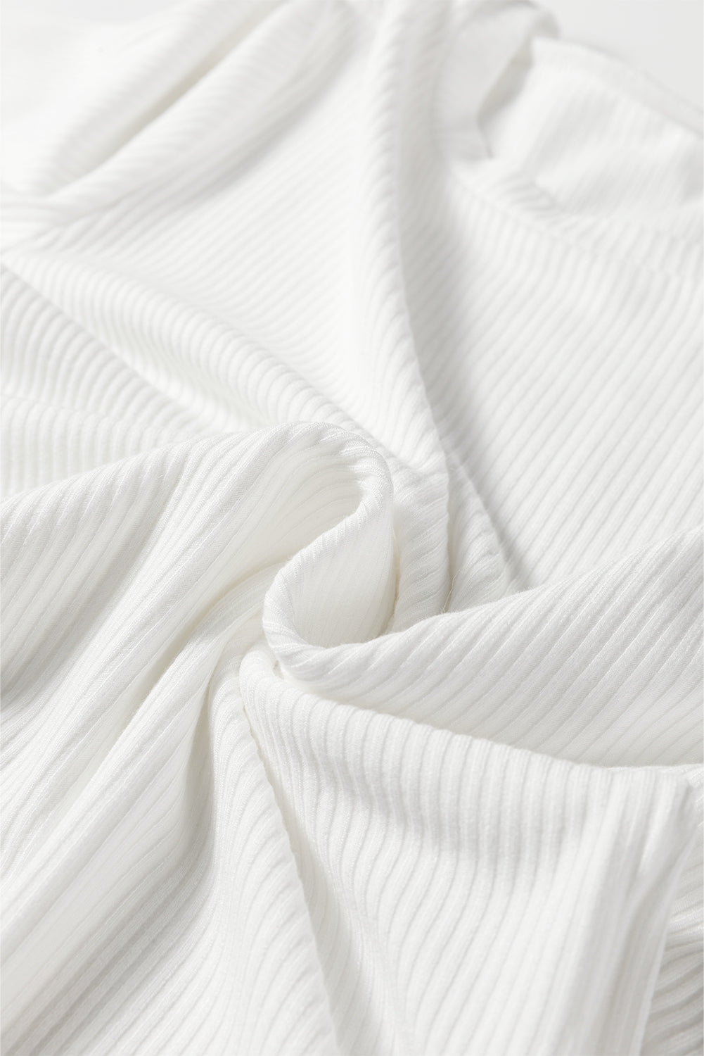 Ribbed Long Sleeve Crew Neck Bodysuit - eAura