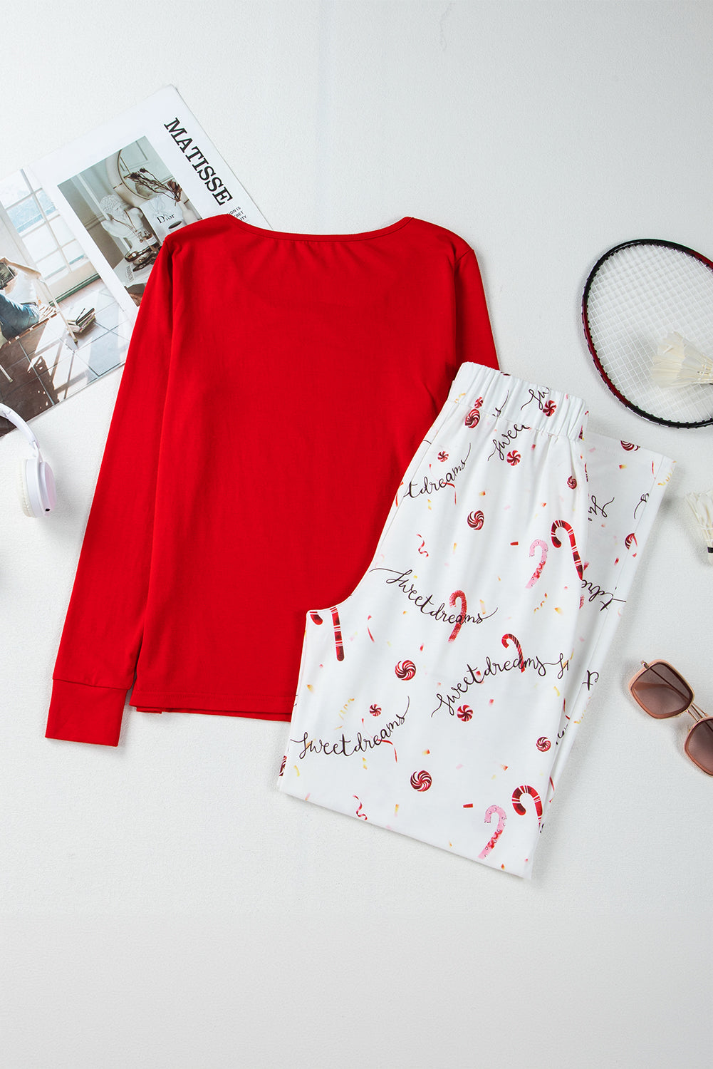Top and Christmas Bottoms Pyjama Set - eAura