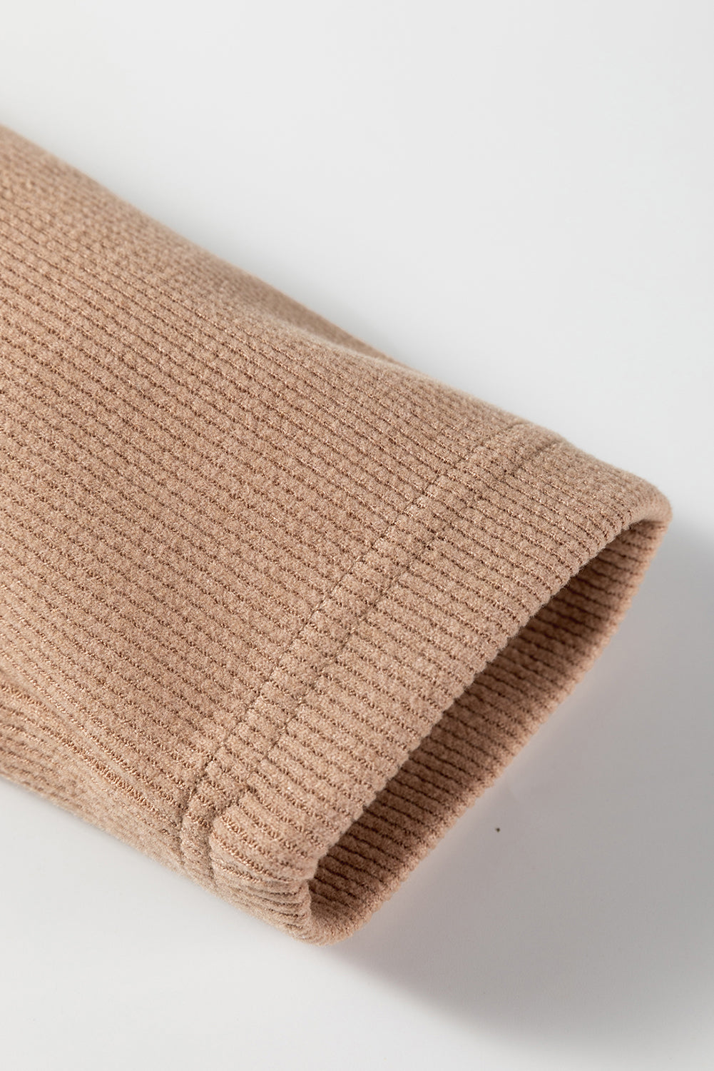 Pullover Hoodie and High Waist Bottoms Soft Cord Co-ord Set - eAura