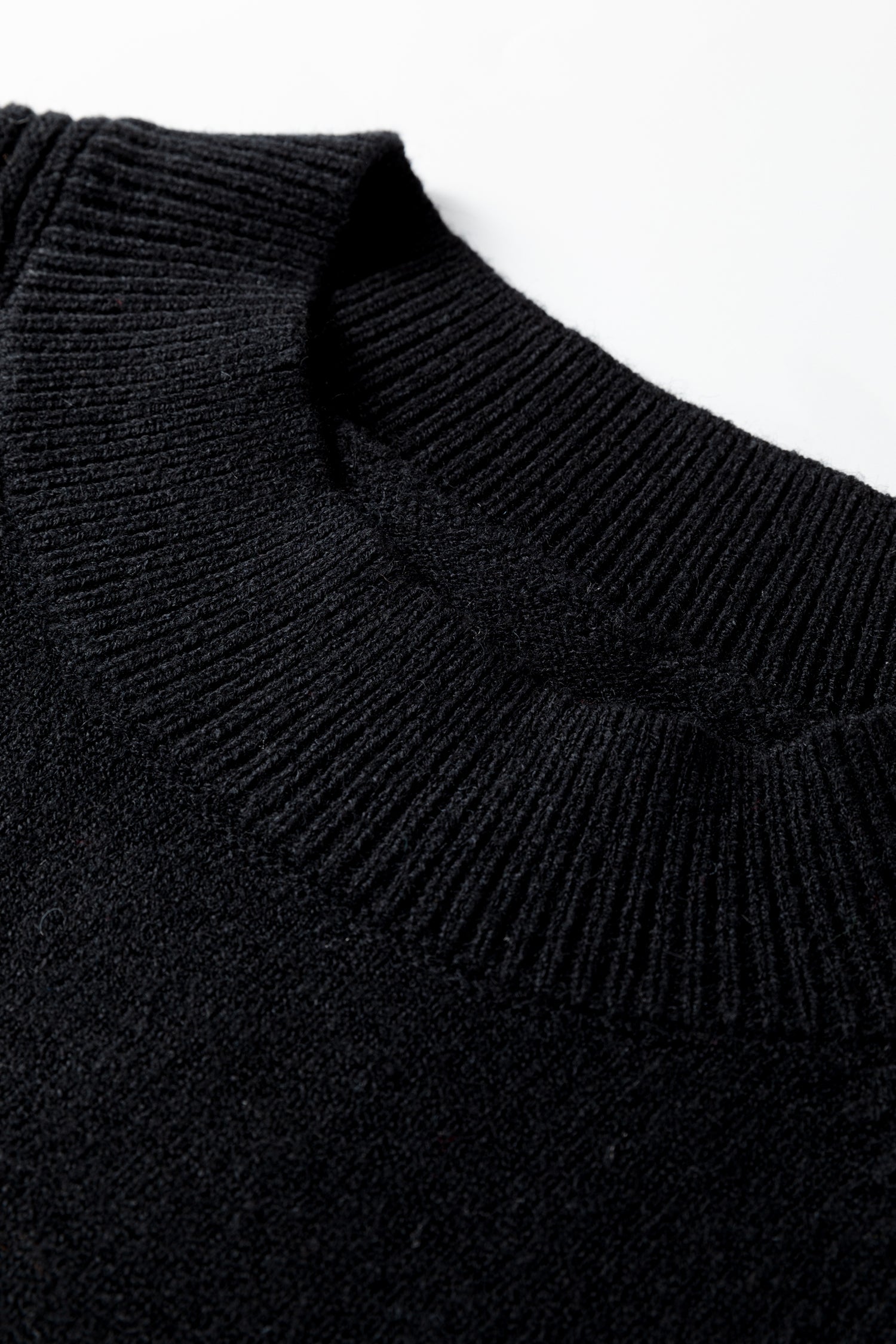 High Neck Puff Sleeve Sweater and Pleated Mini Skirt Co-ord Knit Outfit - Two Piece Sets/Two Dresses
