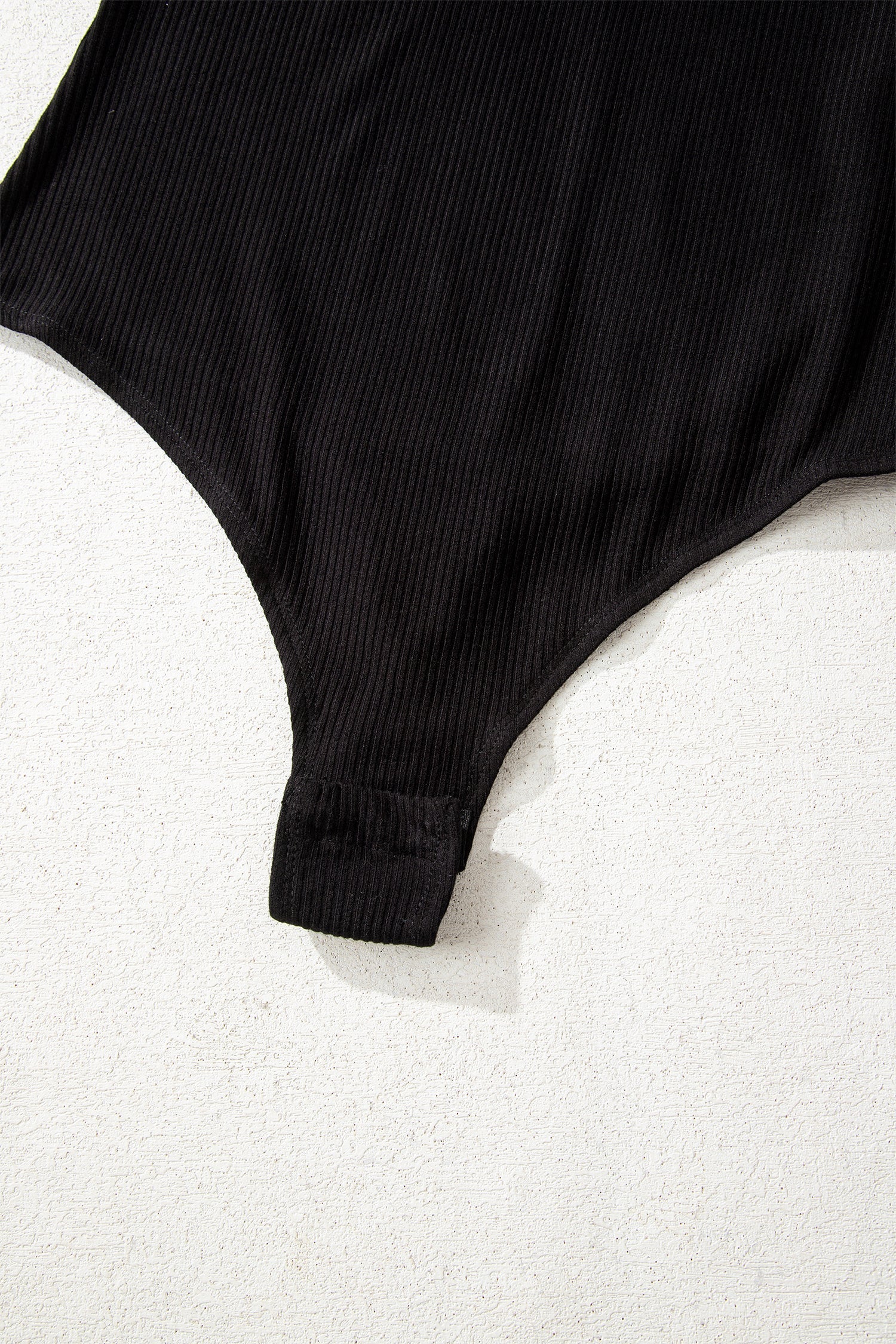 Ribbed Long Sleeve Crew Neck Bodysuit - eAura