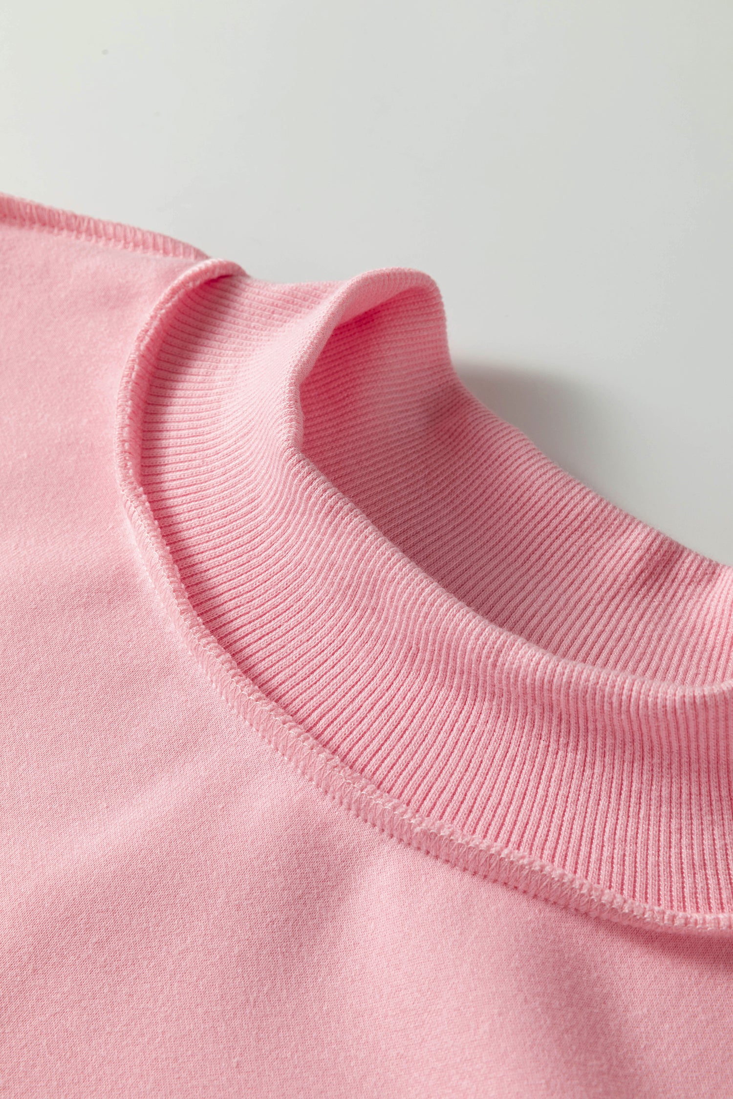 Black Oversize Drop Shoulder Reversible Mock Neck Sweatshirt
