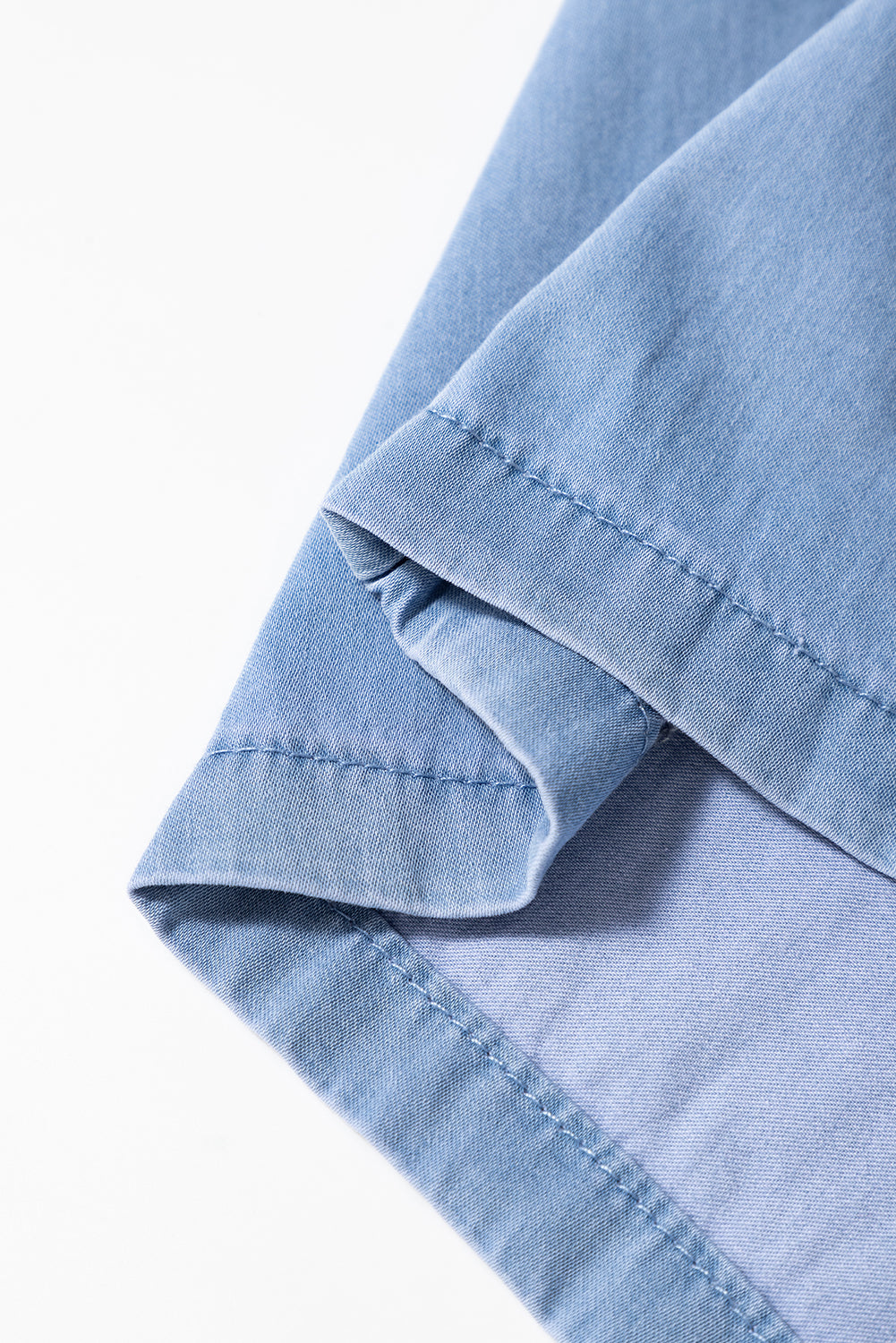 Beau Blue Casual Wide Slit Leg High Waist Loose Plus Size Jeans BB Fashion Outlet