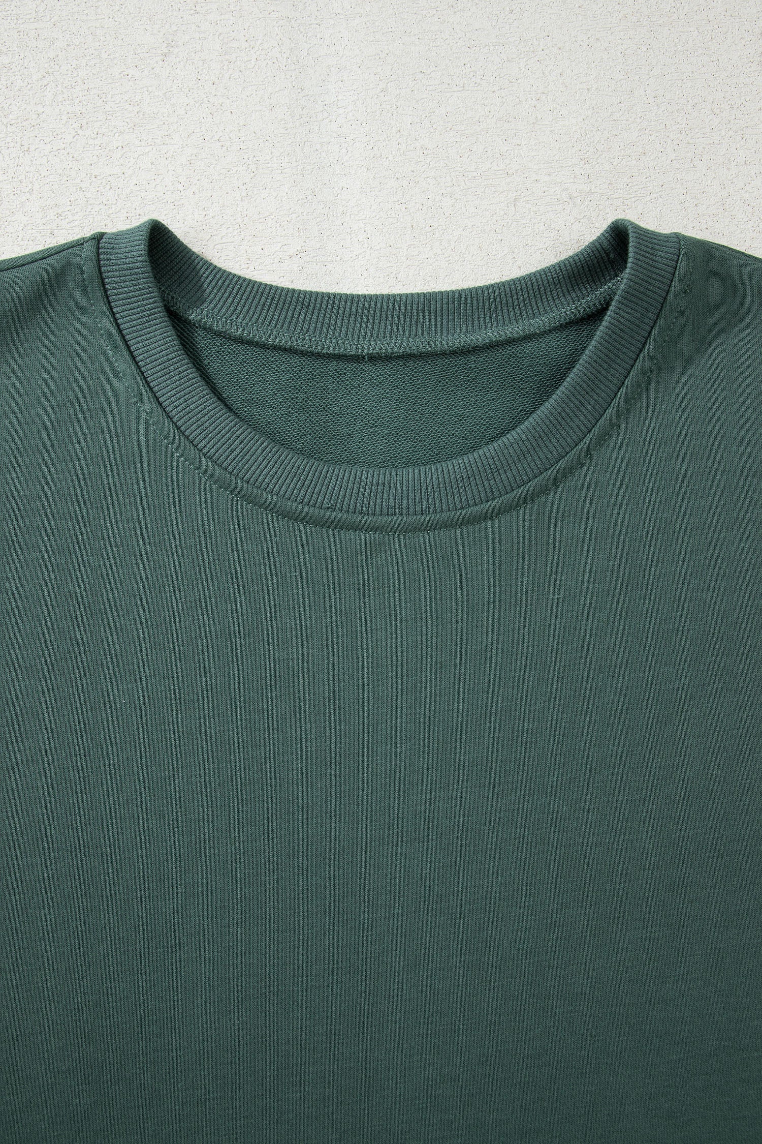 Oversize Slit Sweatshirt and Ribbed Leggings Co-ord Set - eAura