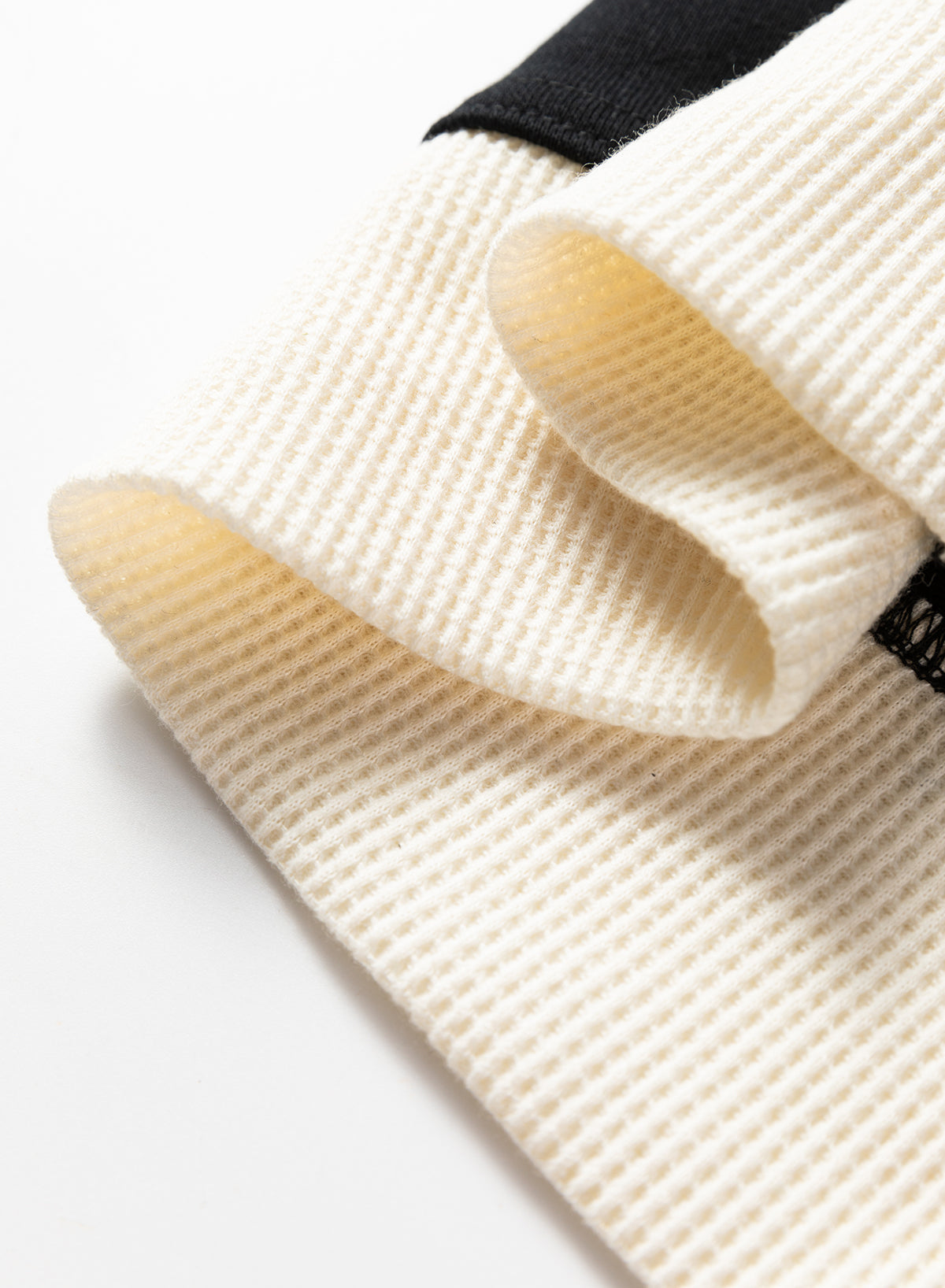 Waffle Button Front Oversized Hoodie - eAura