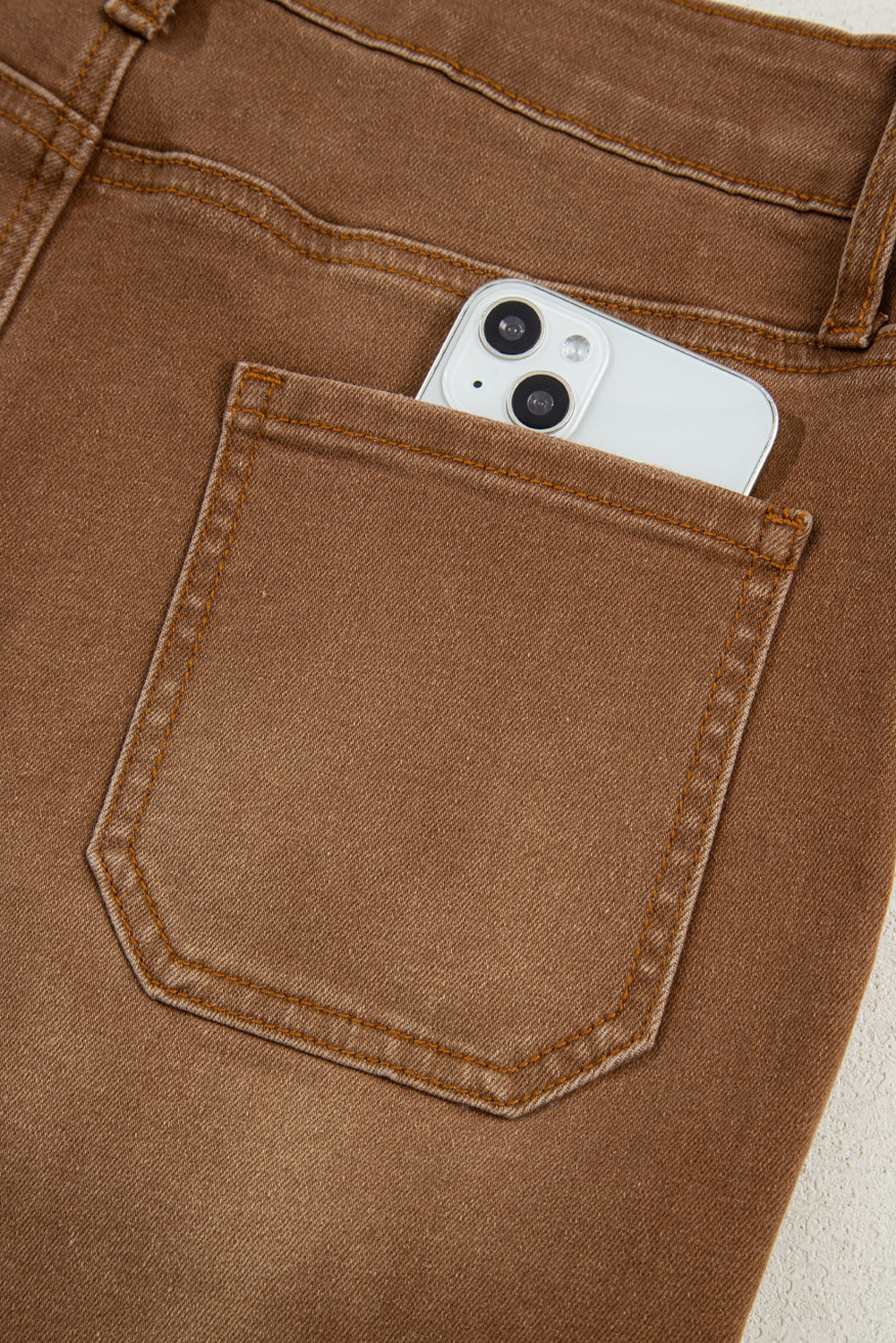 Cropped High Rise Wide Leg Jeans - eAura