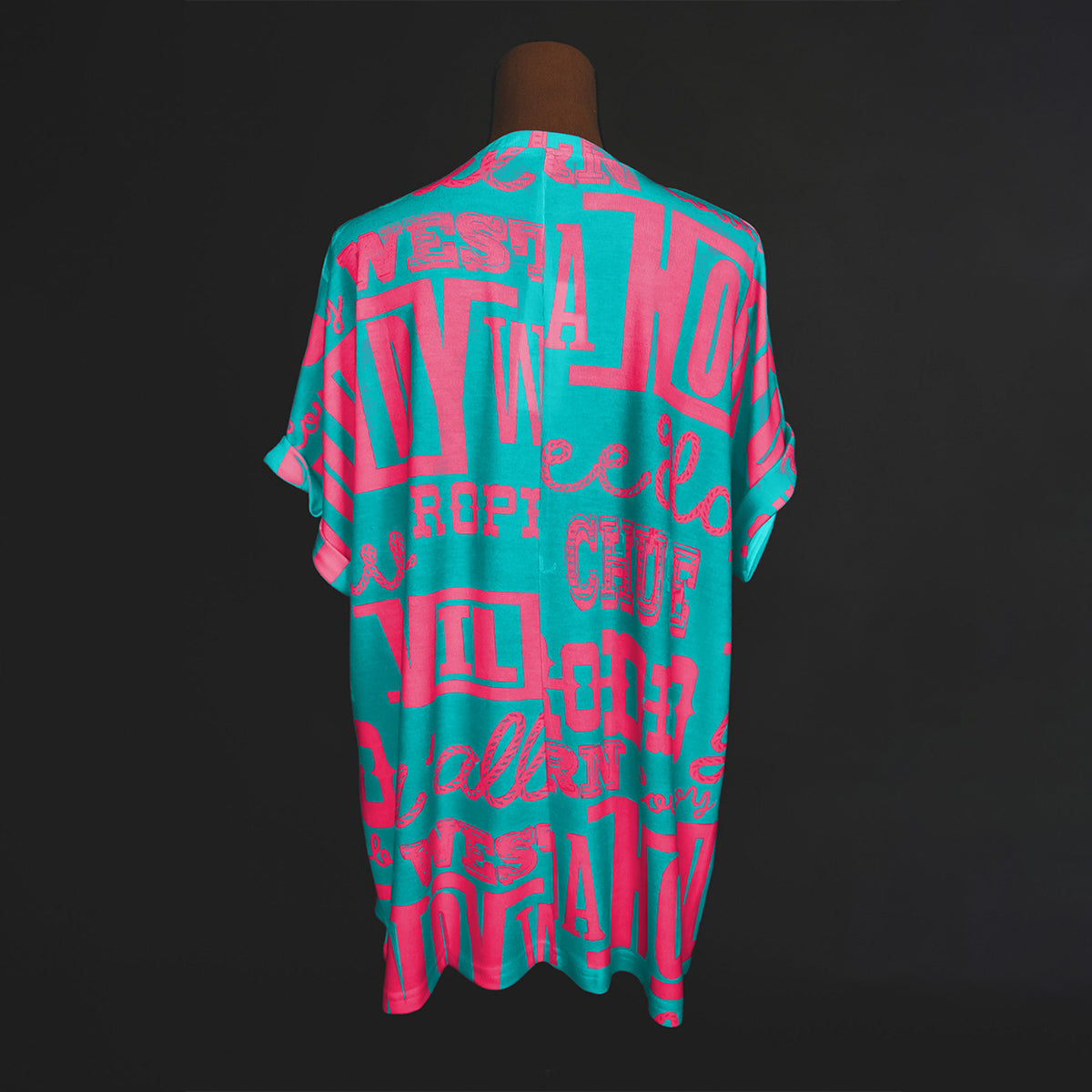 Howdy Cowboy Letter Printed Western Fashion Tee