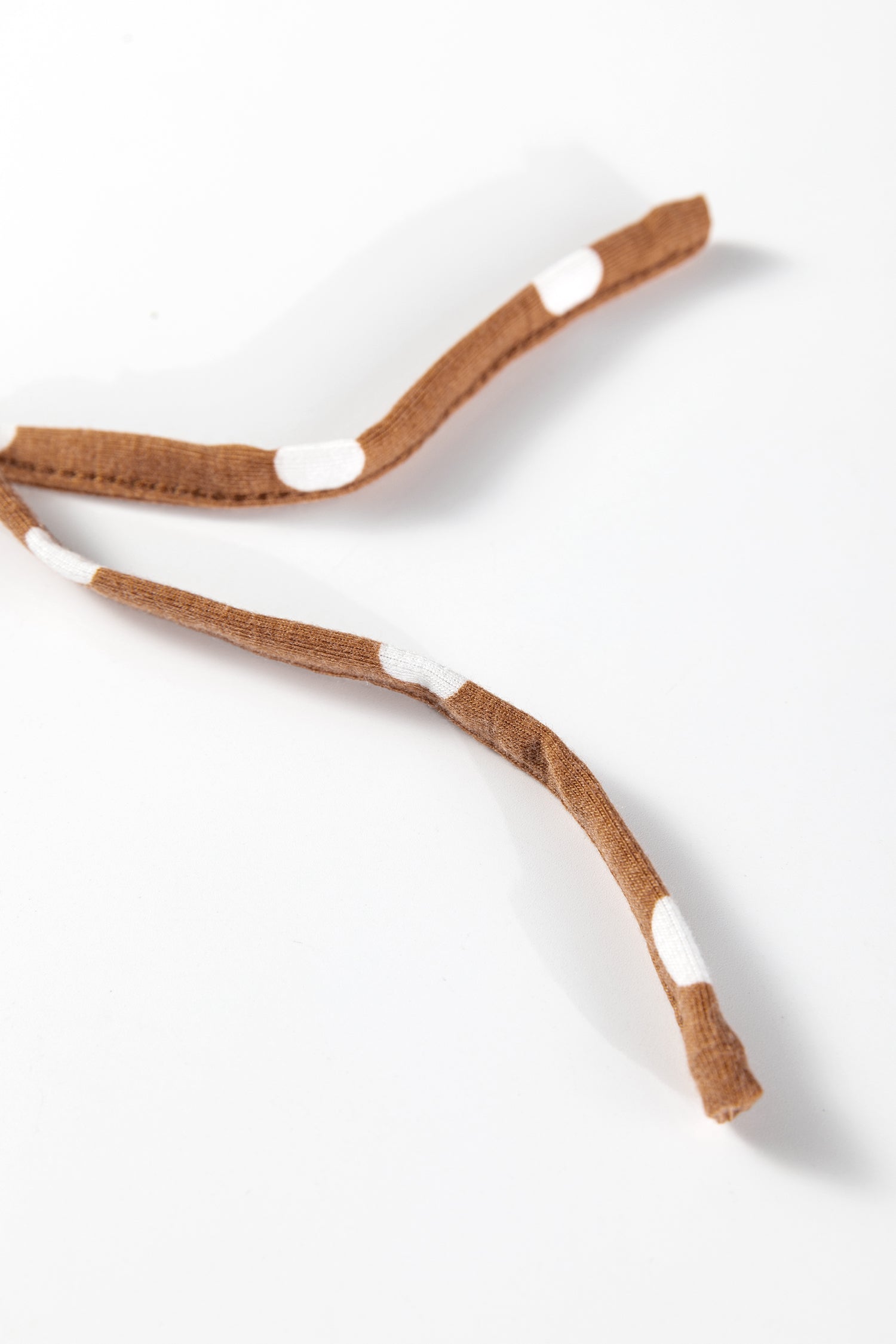 Brown Polka Dot Print Long Sleeve Shirt Pyjama Set - eAura