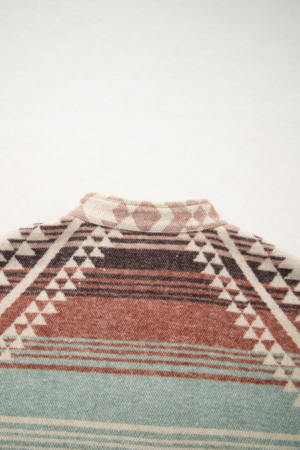Beige Aztec Quilted Patchwork Western Jacket Dear-Lover Dropshipping