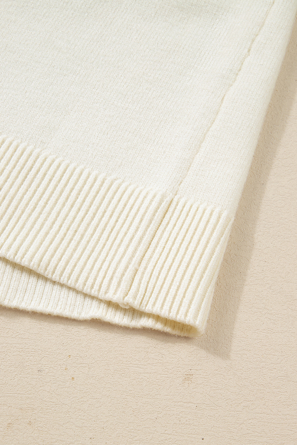 White Sequined Bow Graphic Christmas Holiday Sweater - eAura