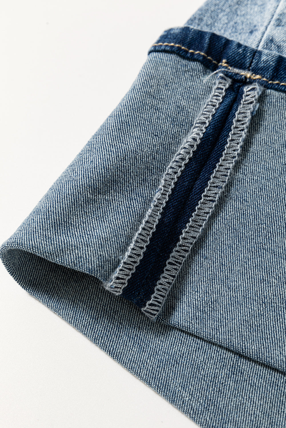 Myosotis High Rise Button Zip Fly Medium Wash Jeans eAura