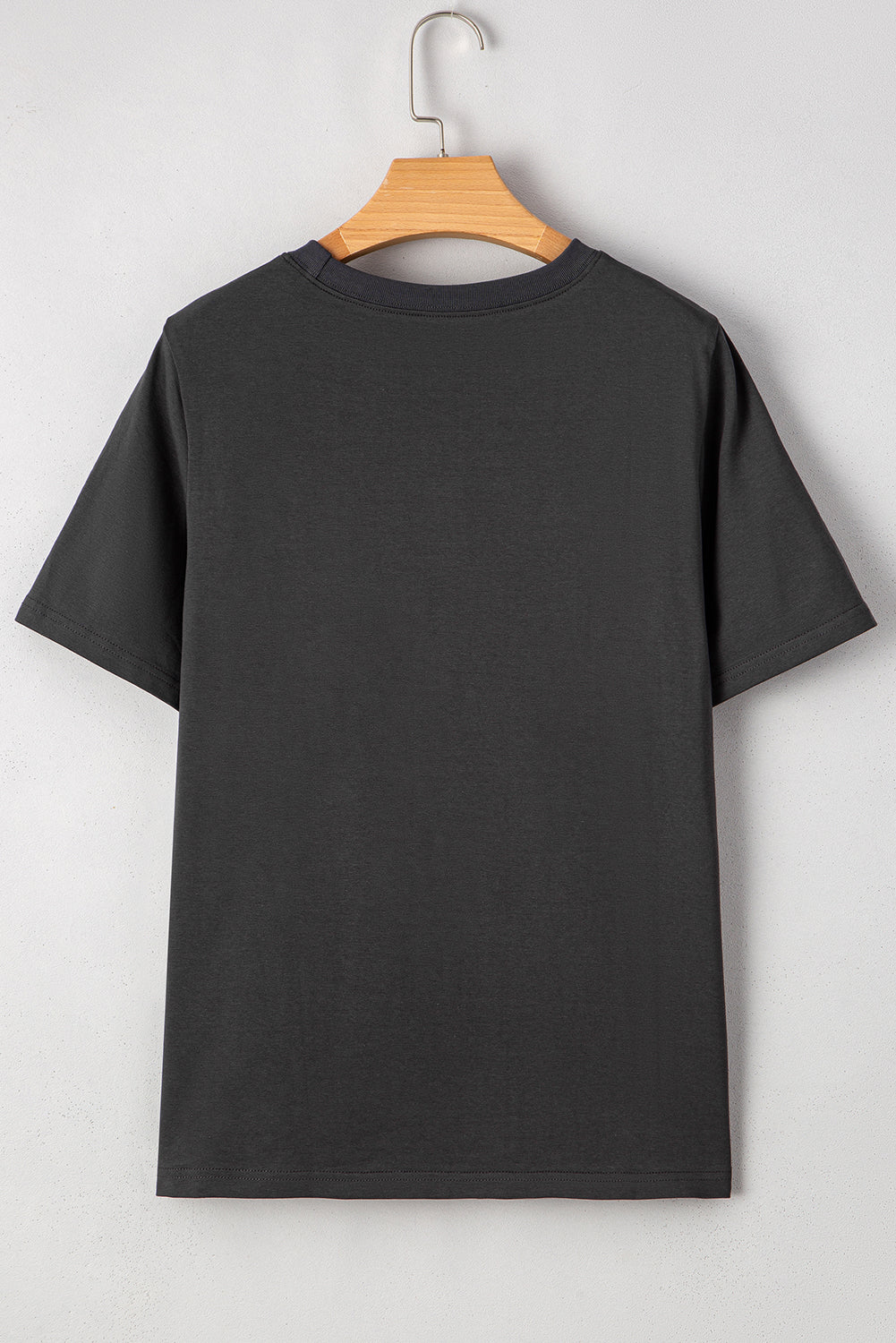 Dark Grey RISE WITH THE SUN Western Fashion Graphic Tee eAura