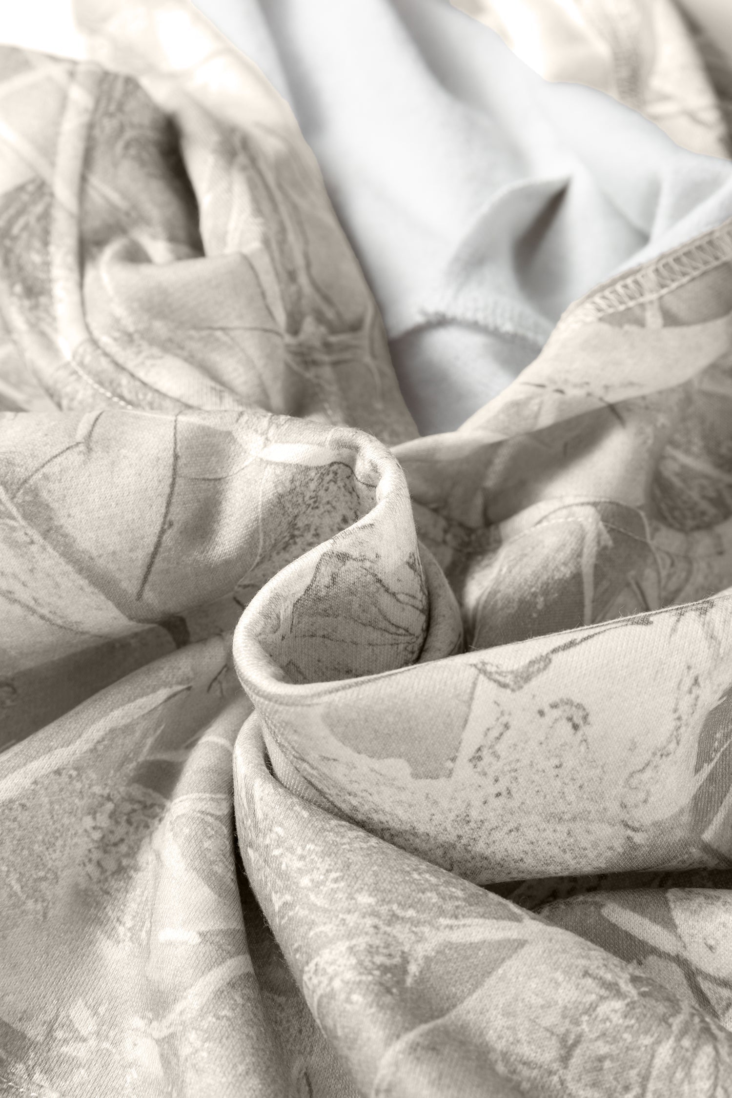 Camouflage Woodland Print Oversized Sporty Hoodie - eAura